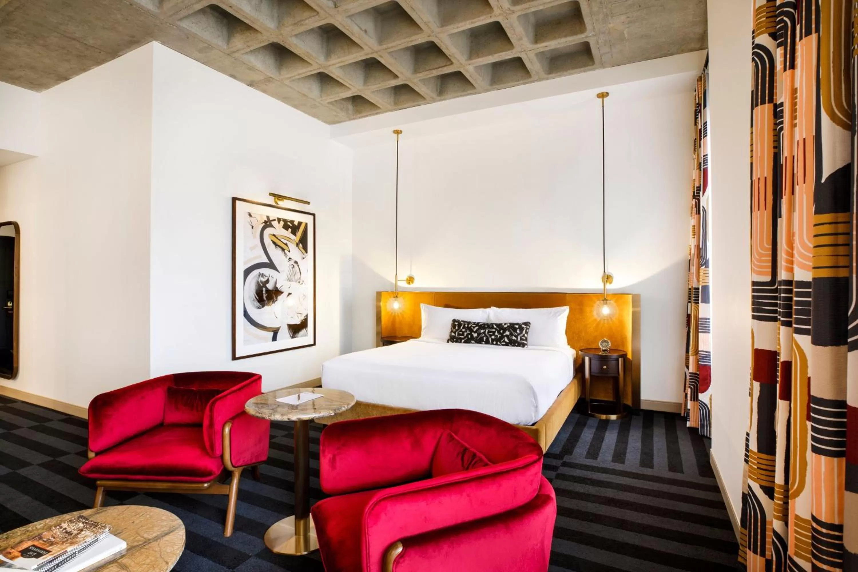 Bedroom, Bed in Hotel Indy, Indianapolis, a Tribute Portfolio Hotel