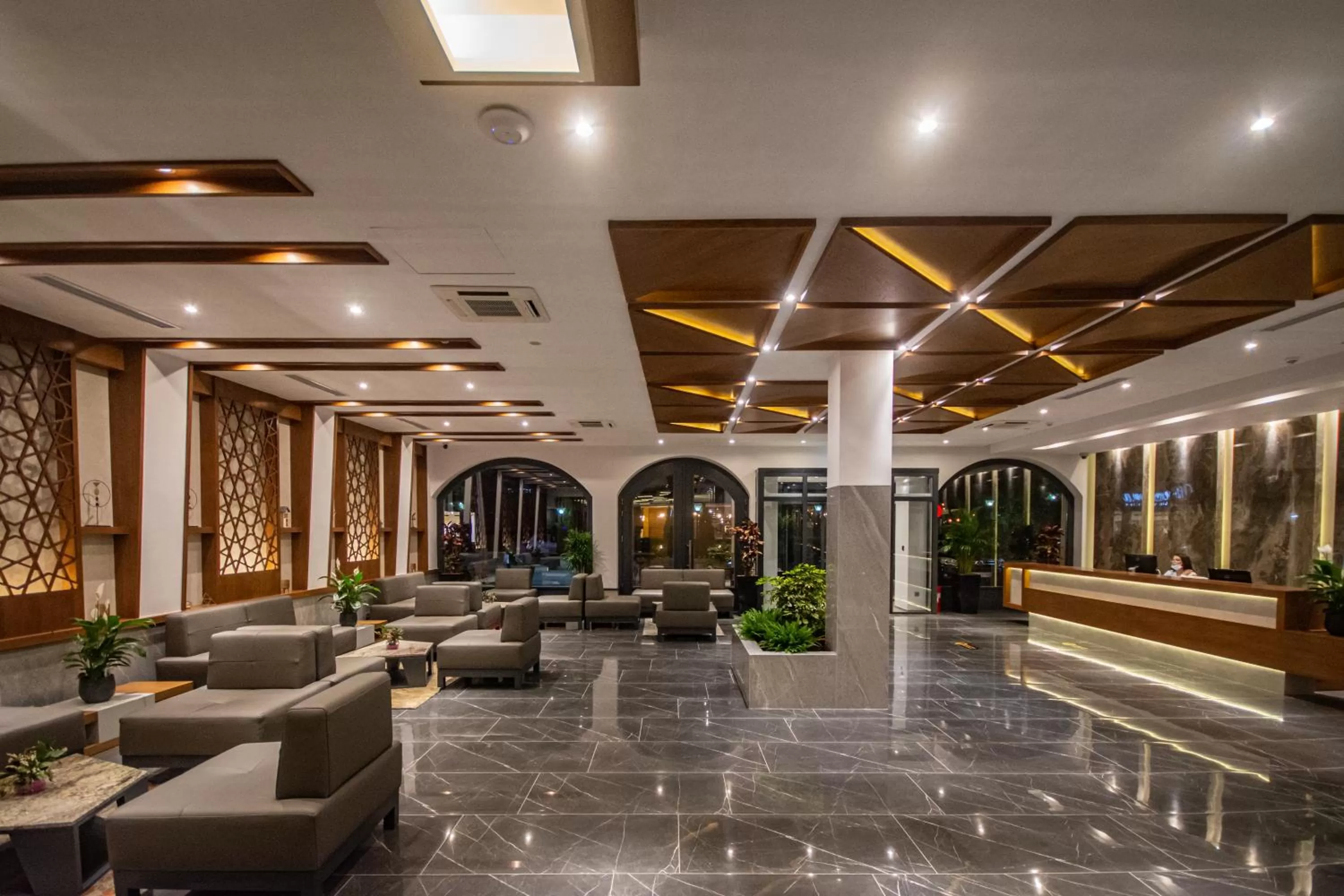 Lobby or reception in Hotel Prishtina