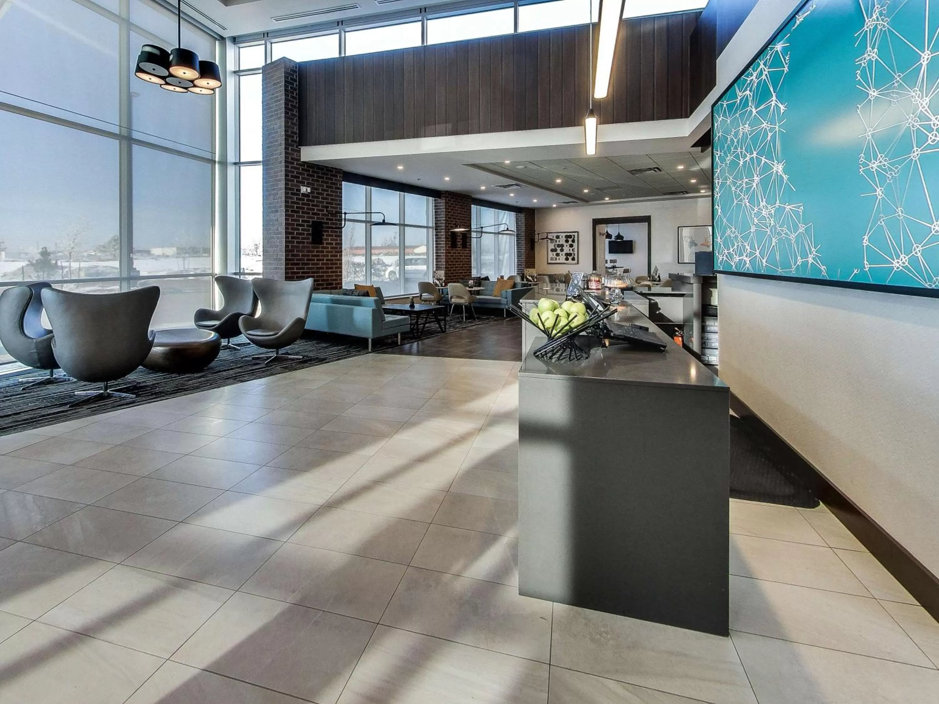 Lobby or reception in Hyatt Place Edmonton West