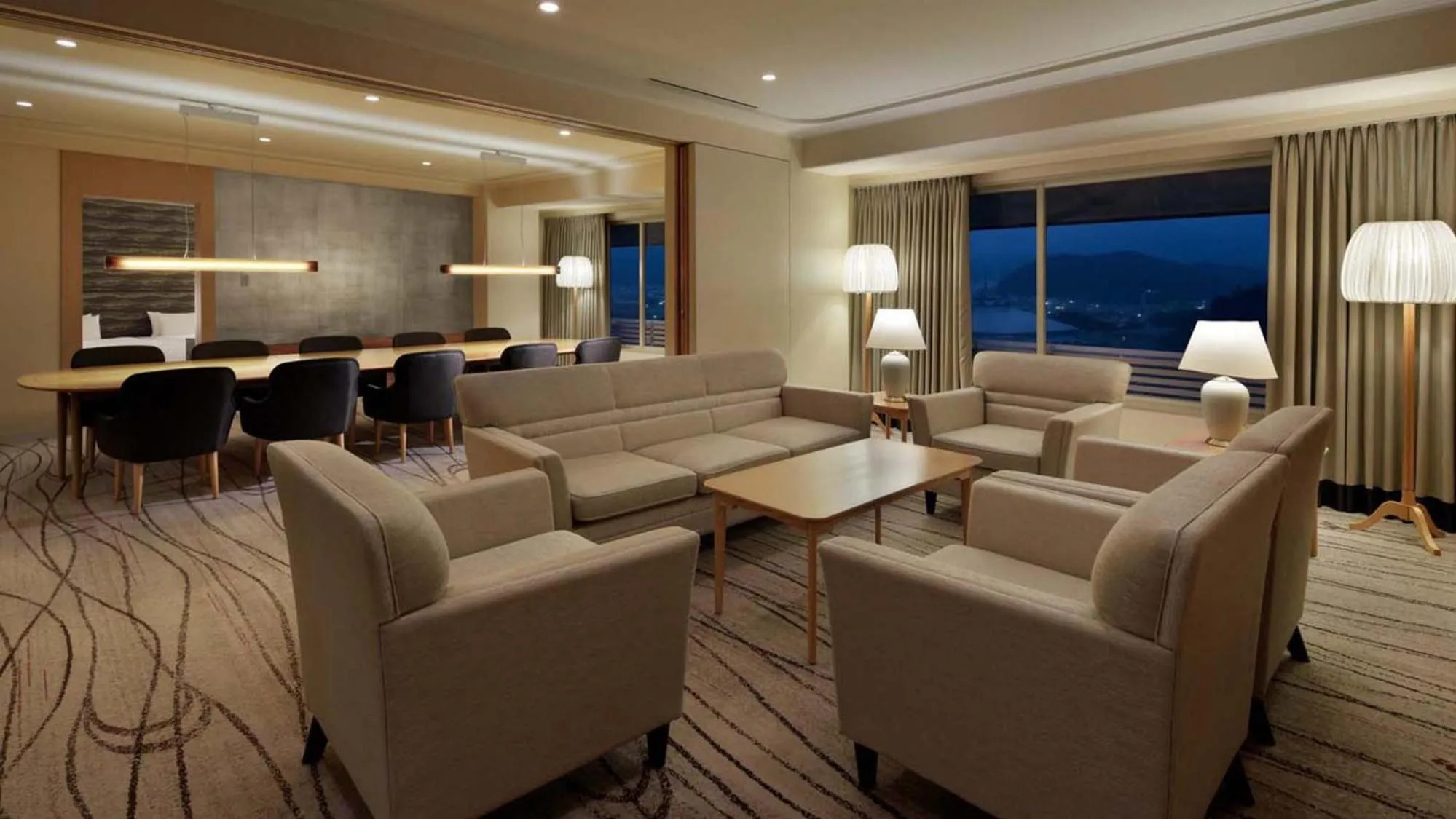 Living room in The Prince Kyoto Takaragaike, Autograph Collection