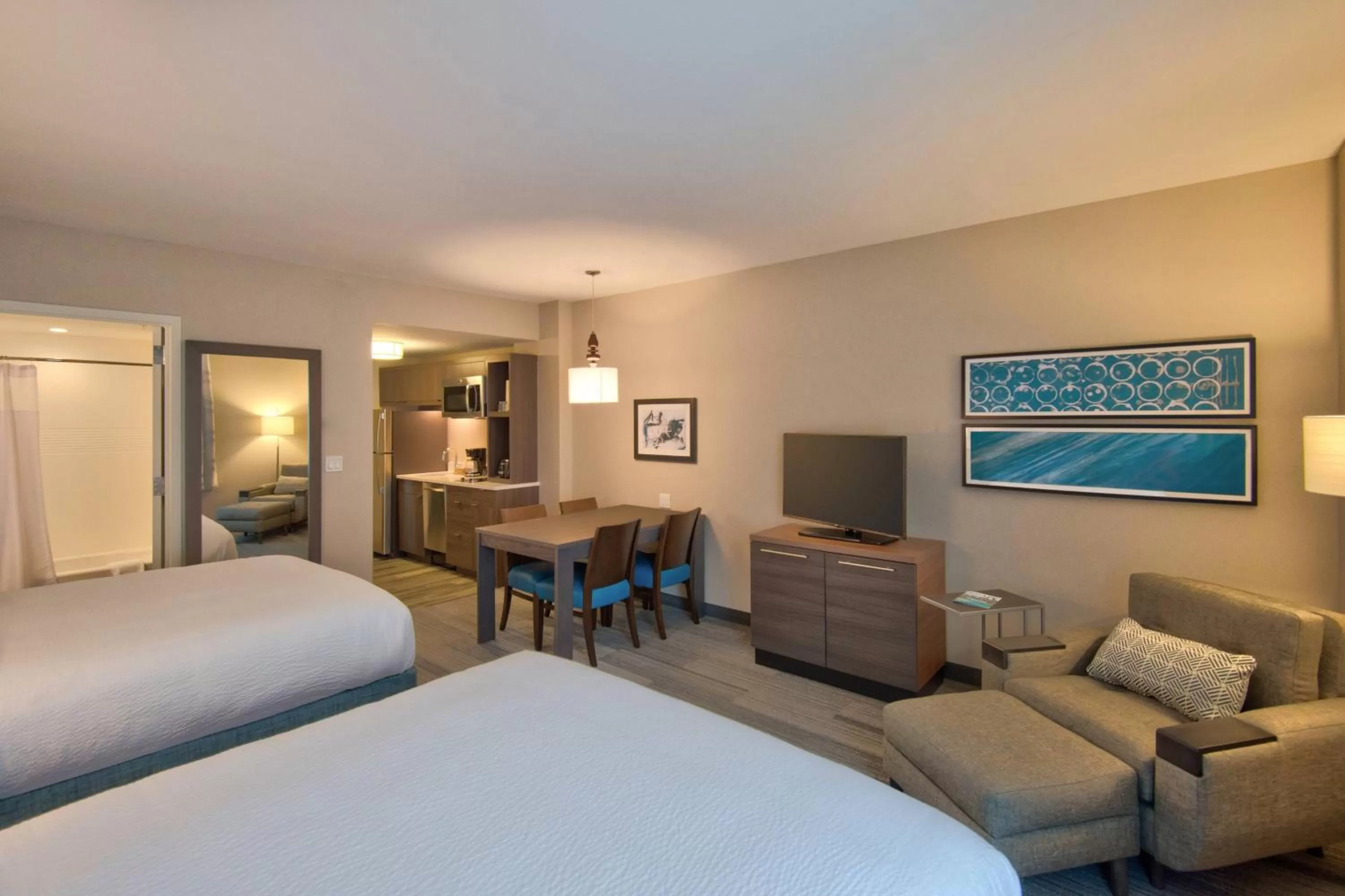 Studio with Two Queen Beds - Hearing Accessible in TownePlace Suites by Marriott Miami Airport