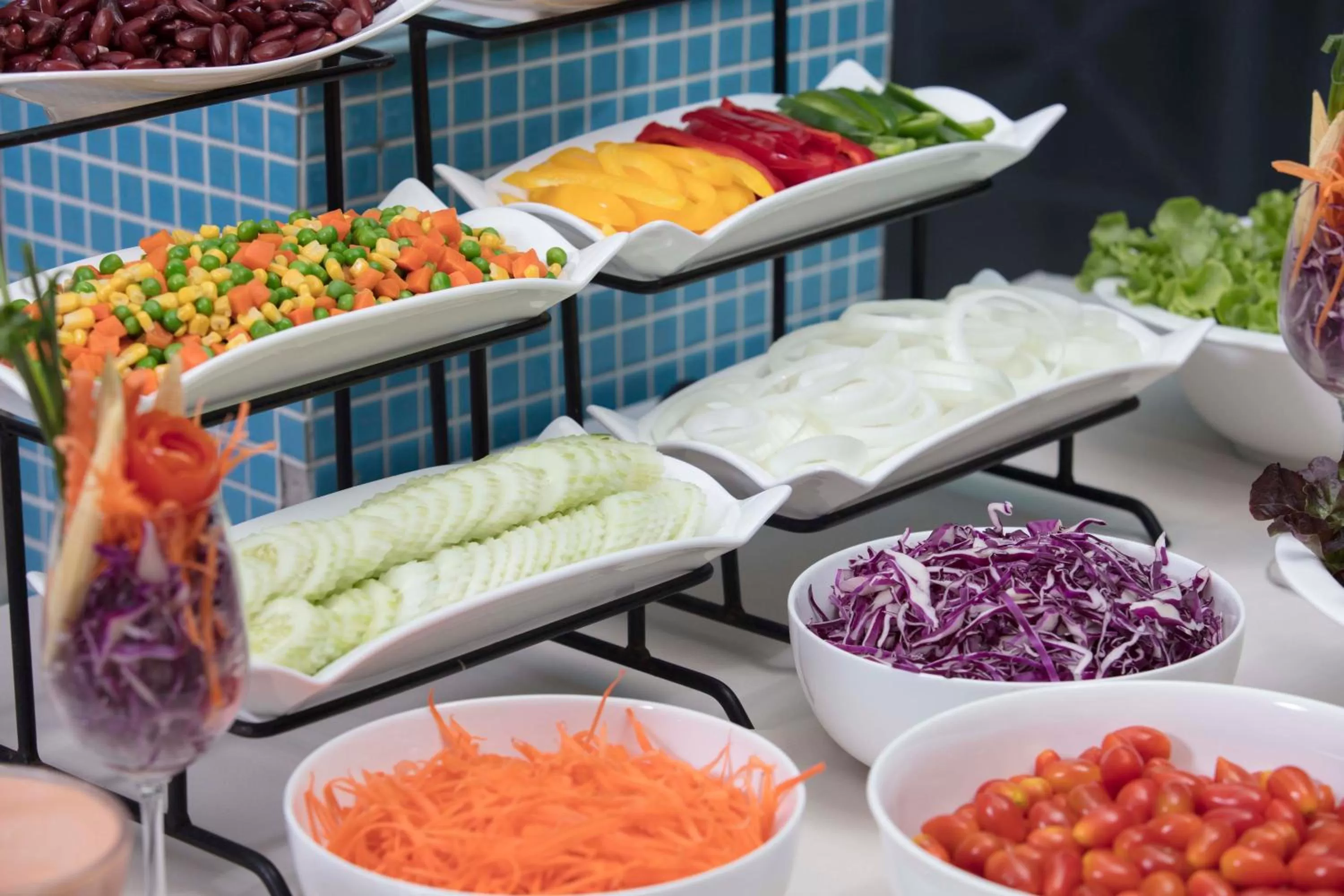 Buffet breakfast, Food in Chom View Hotel, Hua Hin