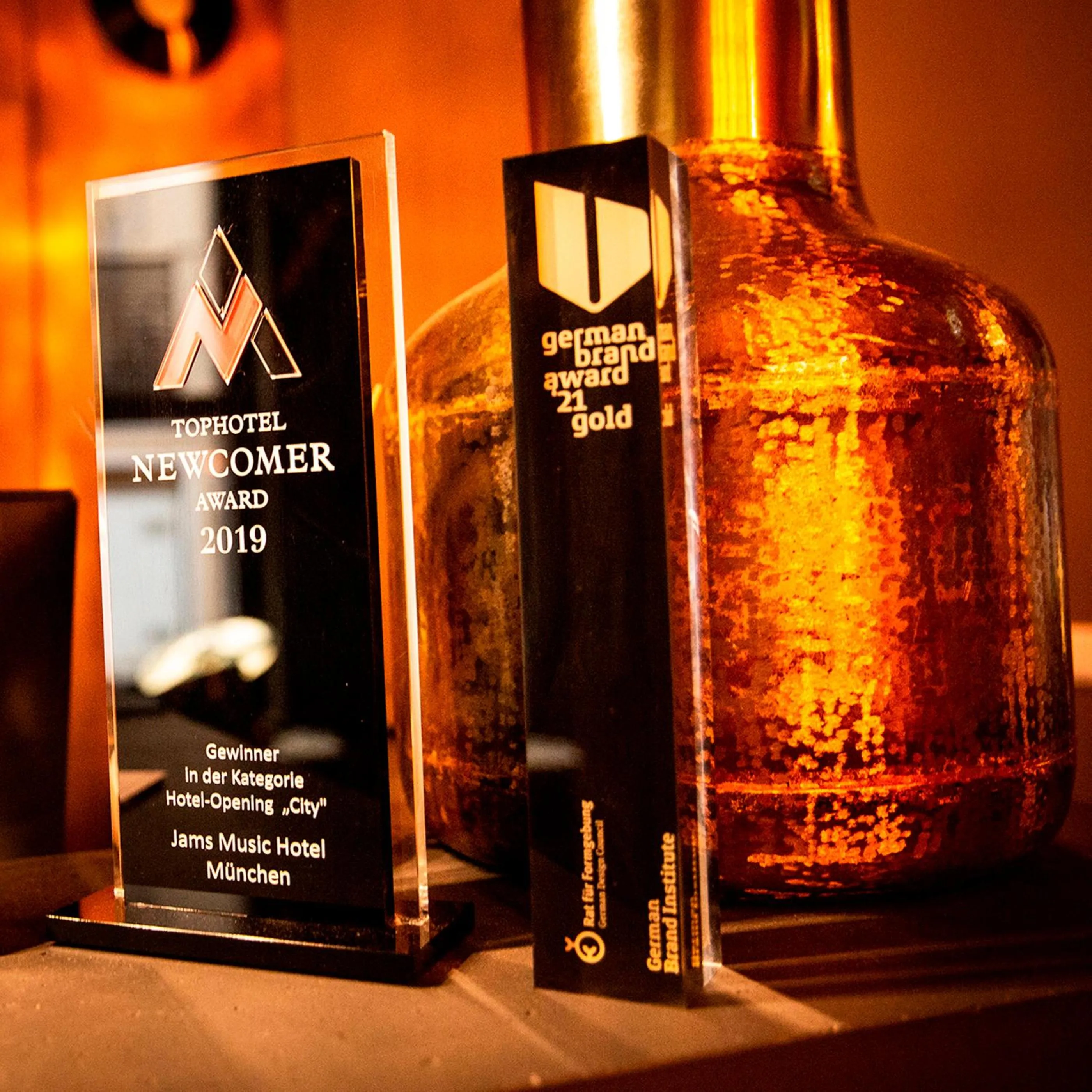 Certificate/Award in JAMS Music Hotel Munich