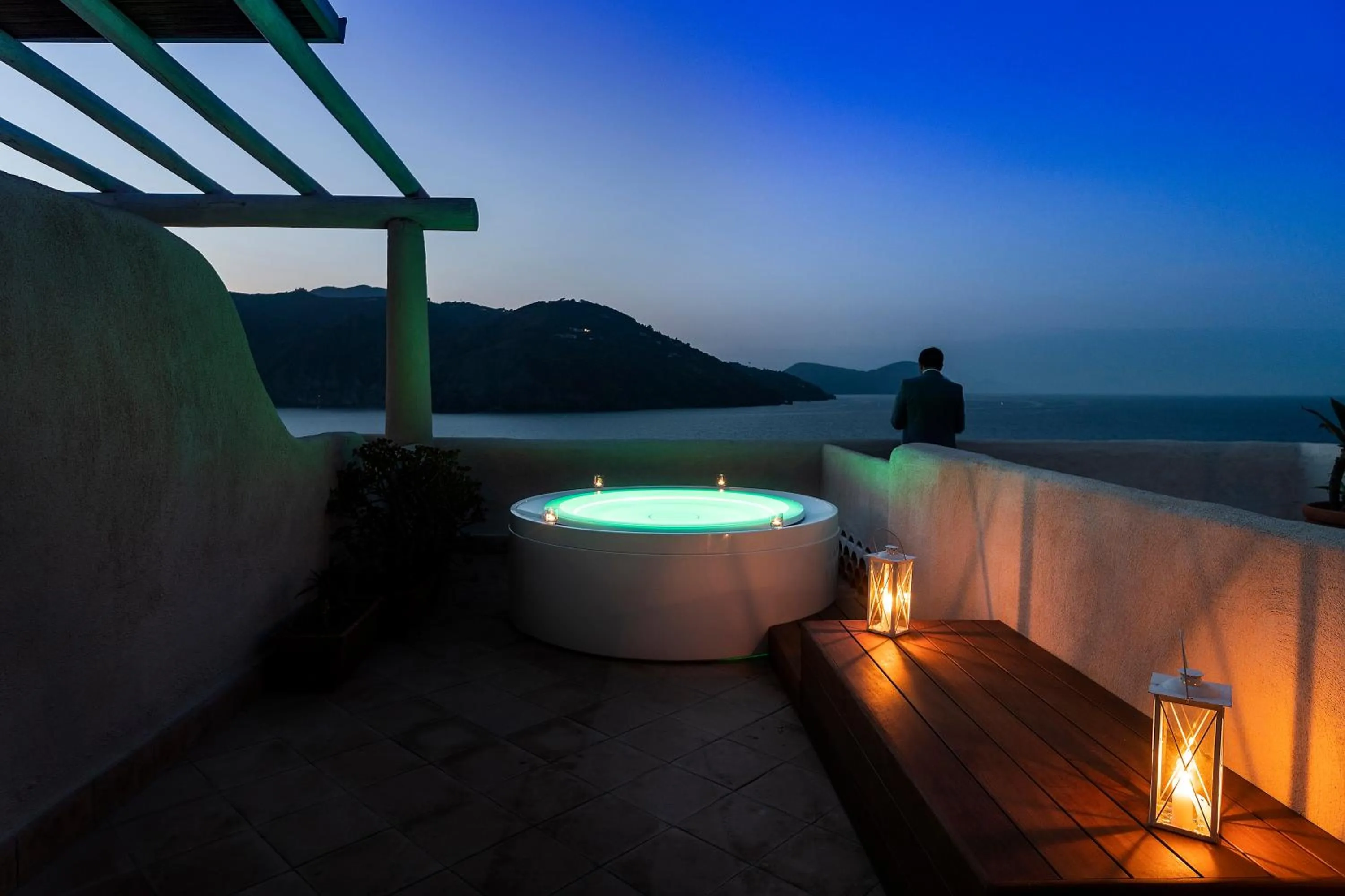 Night in Therasia Resort Sea and SPA - The Leading Hotels of the World