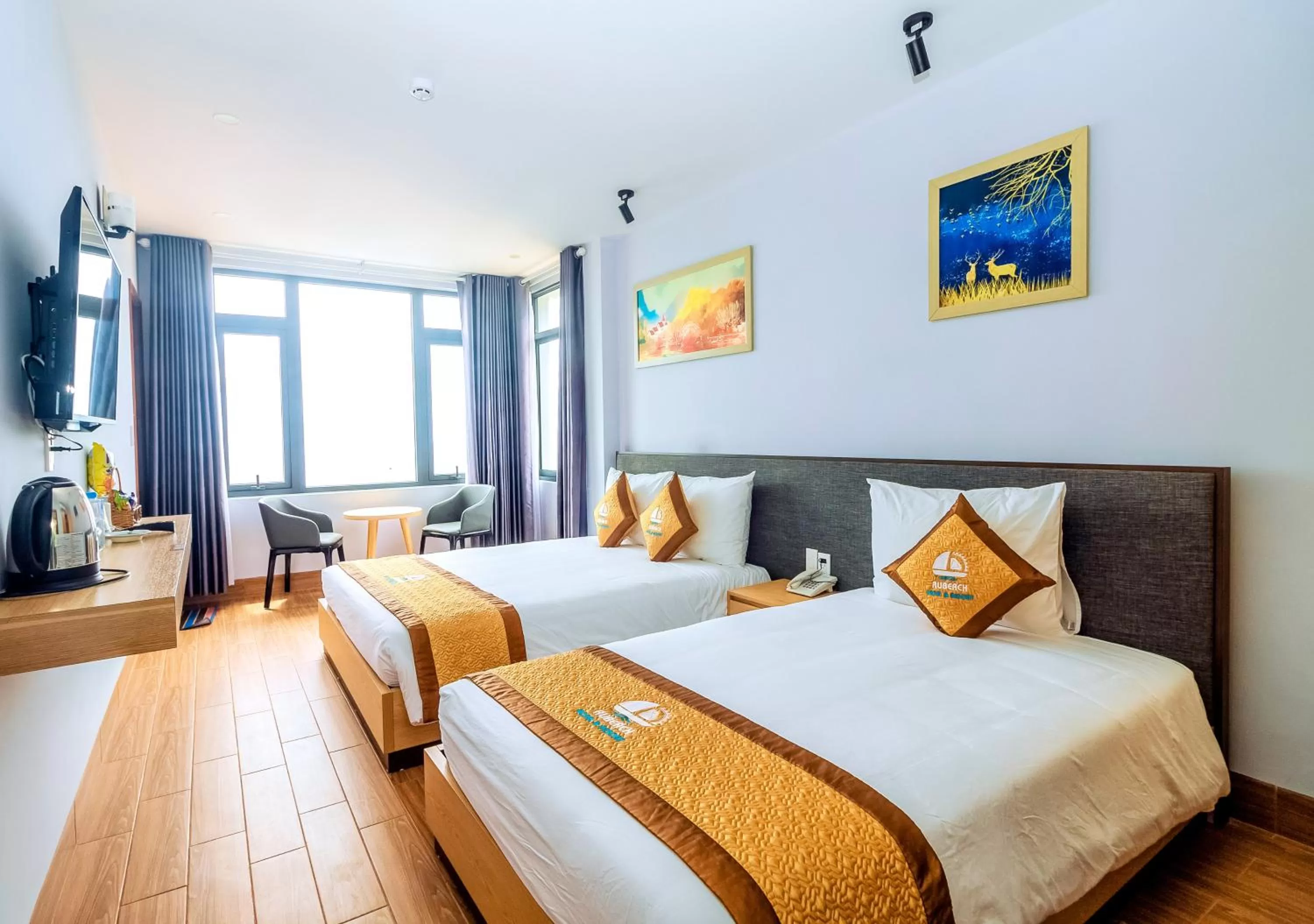 Bed in RUBEACH HOTEL & REROST