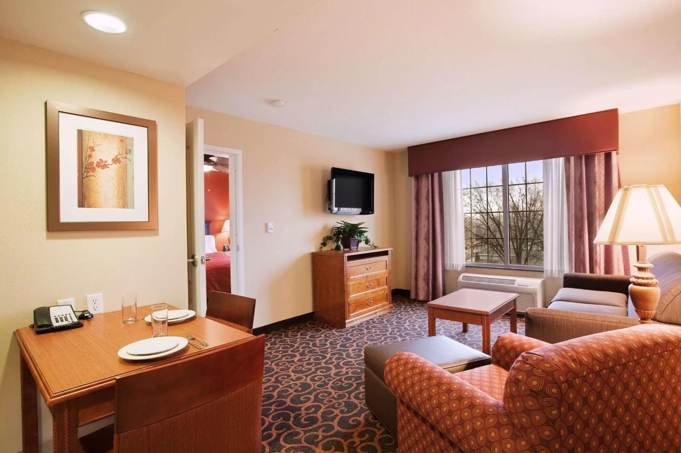 Living room in Homewood Suites Saint Cloud