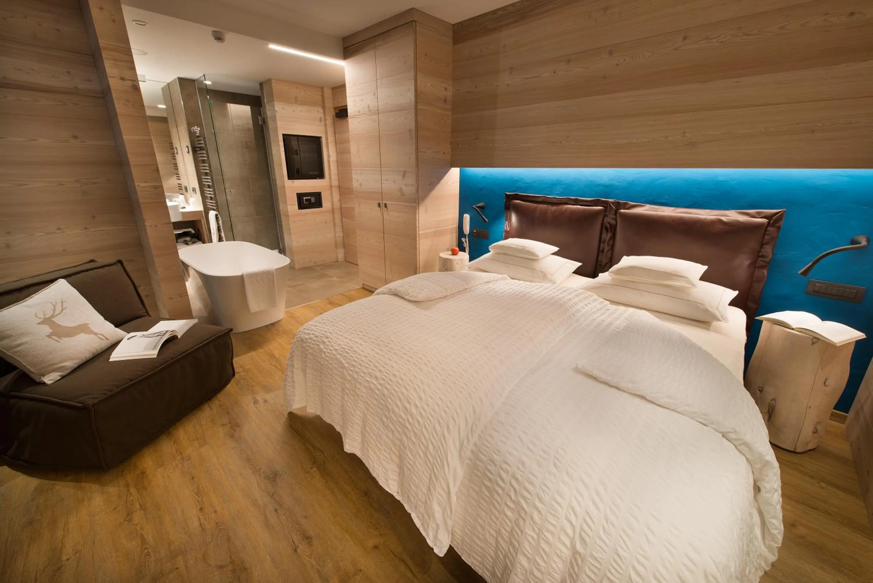 Bed in Bivio Hotel Plaza