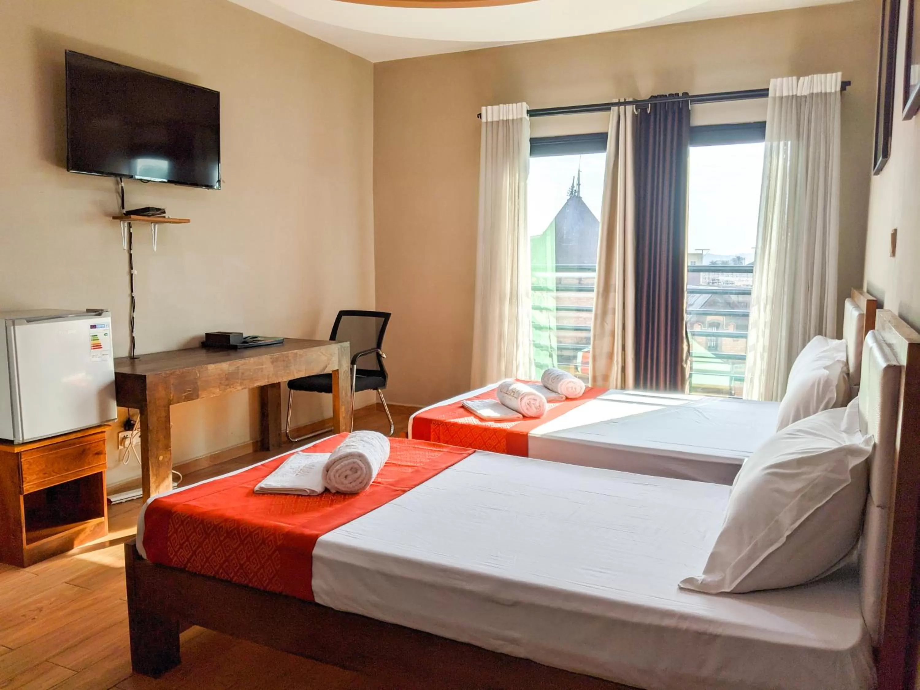 Bed in Valiha Hotel Antananarivo