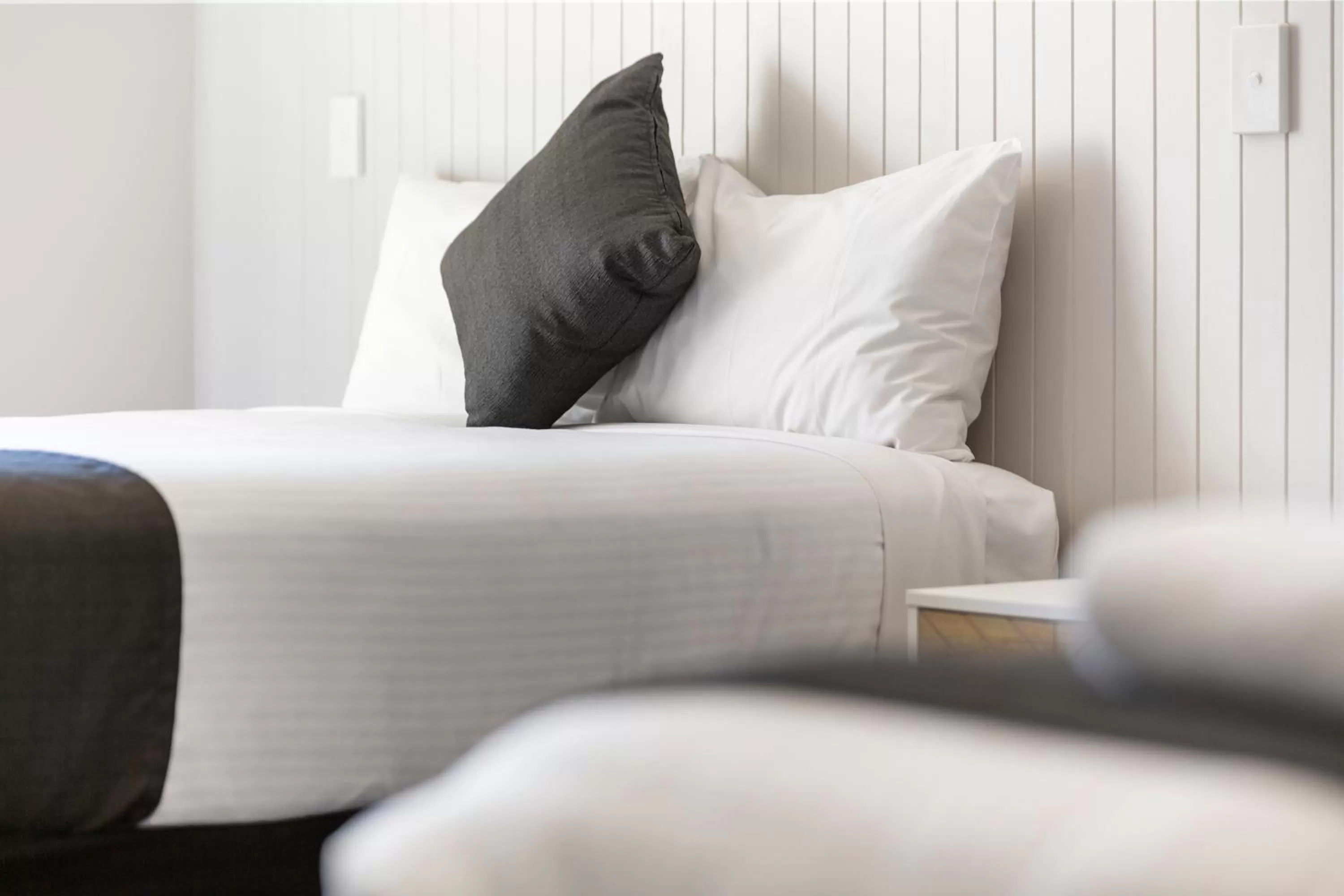 Bed in The Wine Vine Hotel