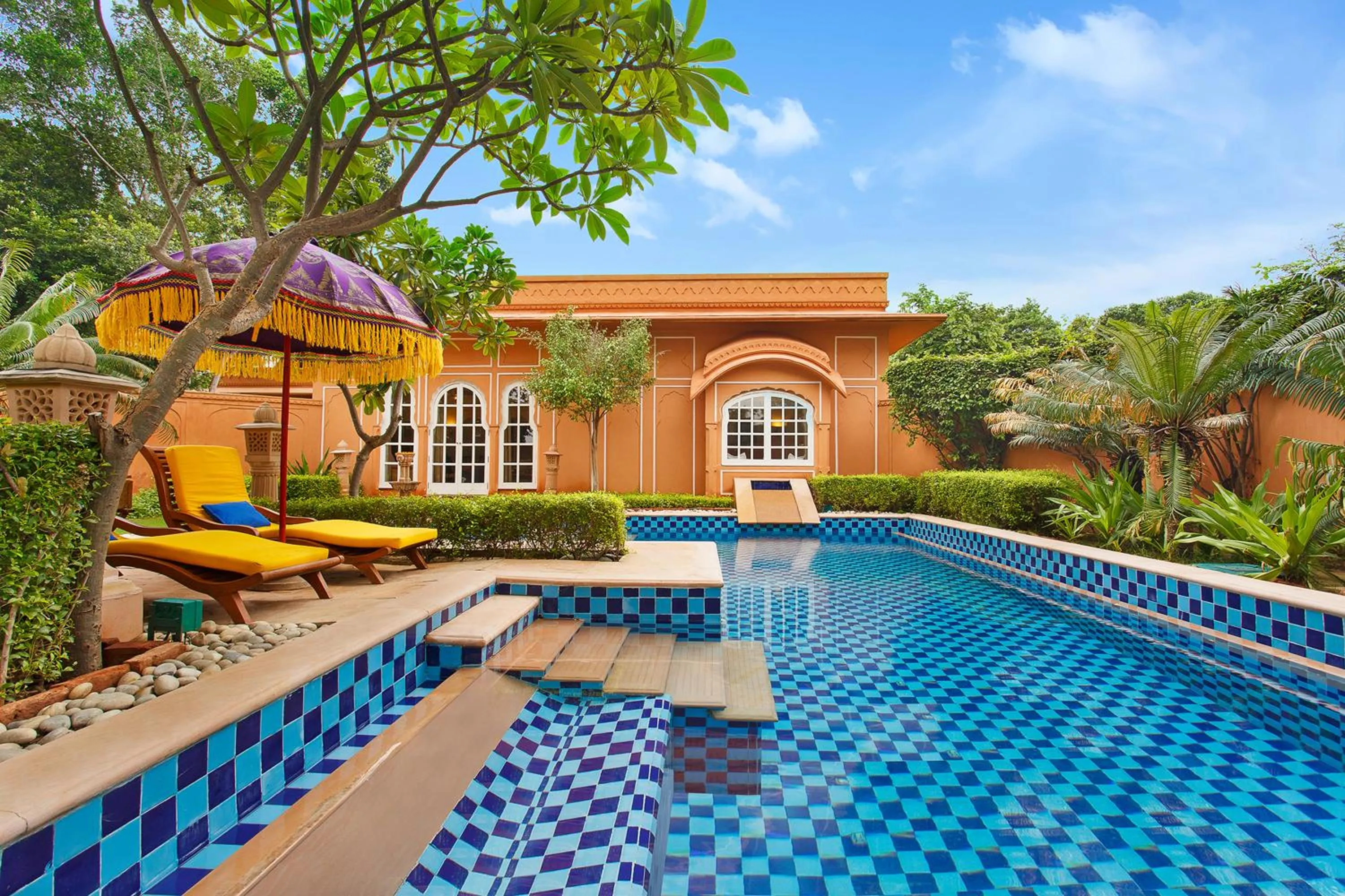 Swimming pool in The Oberoi Rajvilas Jaipur