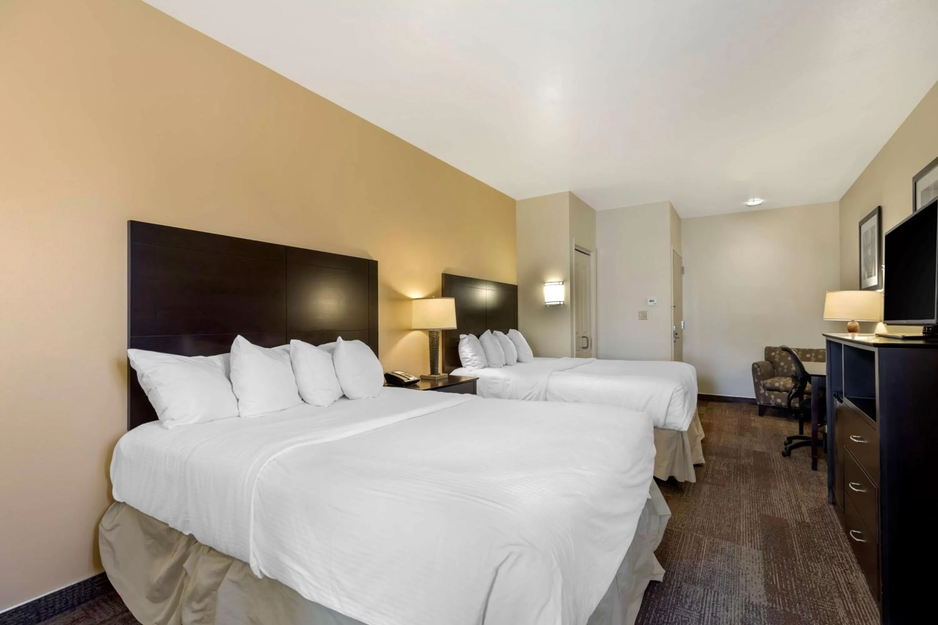 Bed in Best Western Pioneer