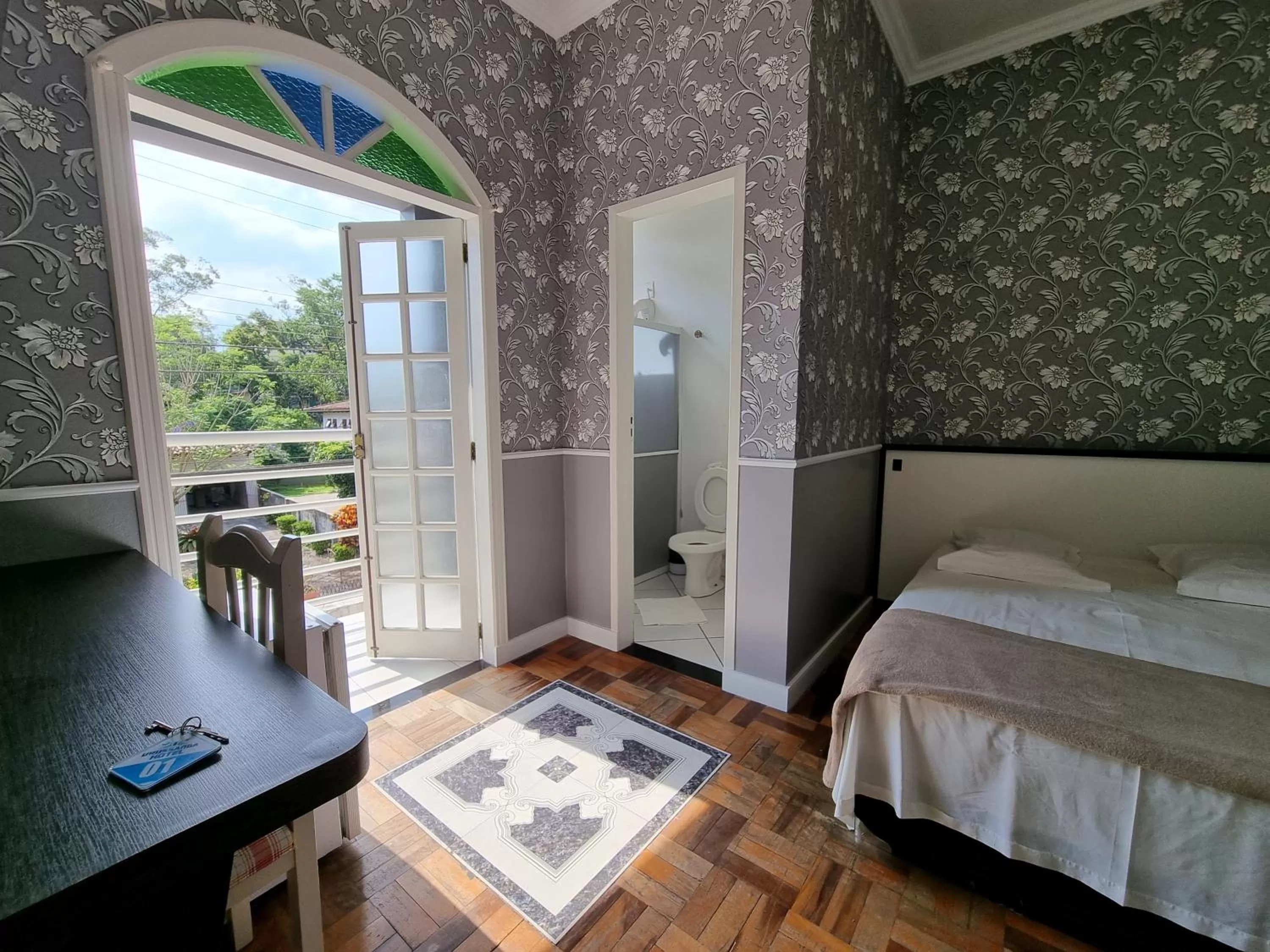 Bed in Urussanga Hotel