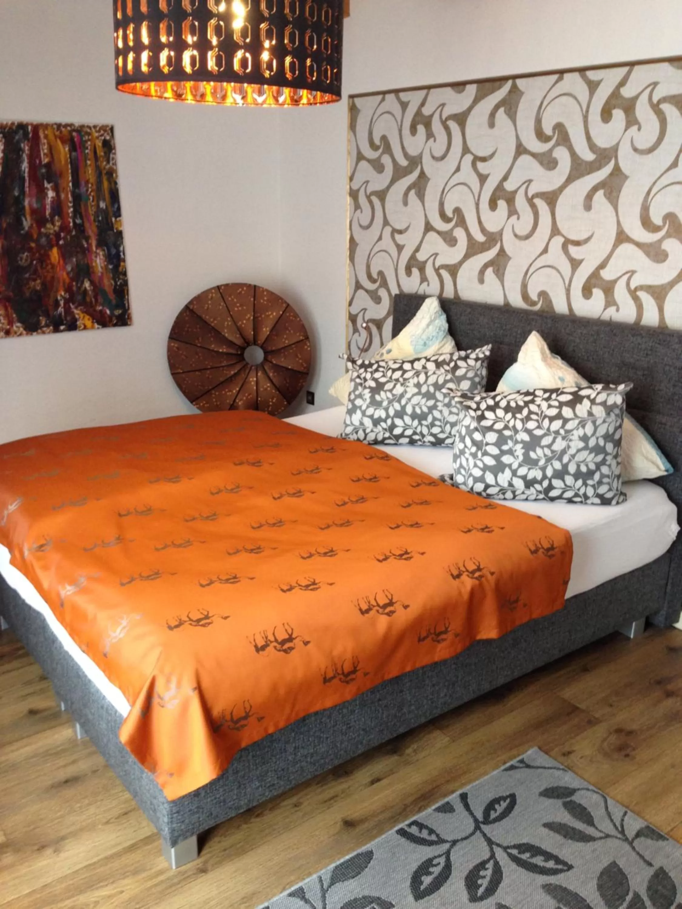 Bed in Gaestehaus Klaus