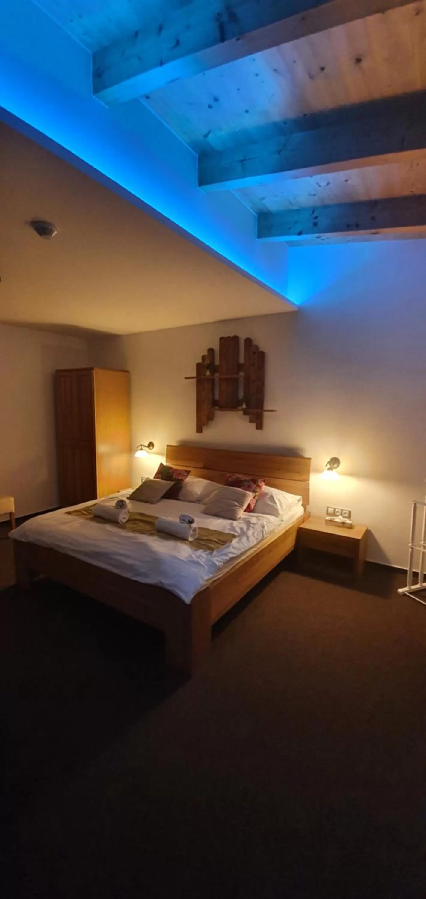 Bed in Hotel Farma Vysoká