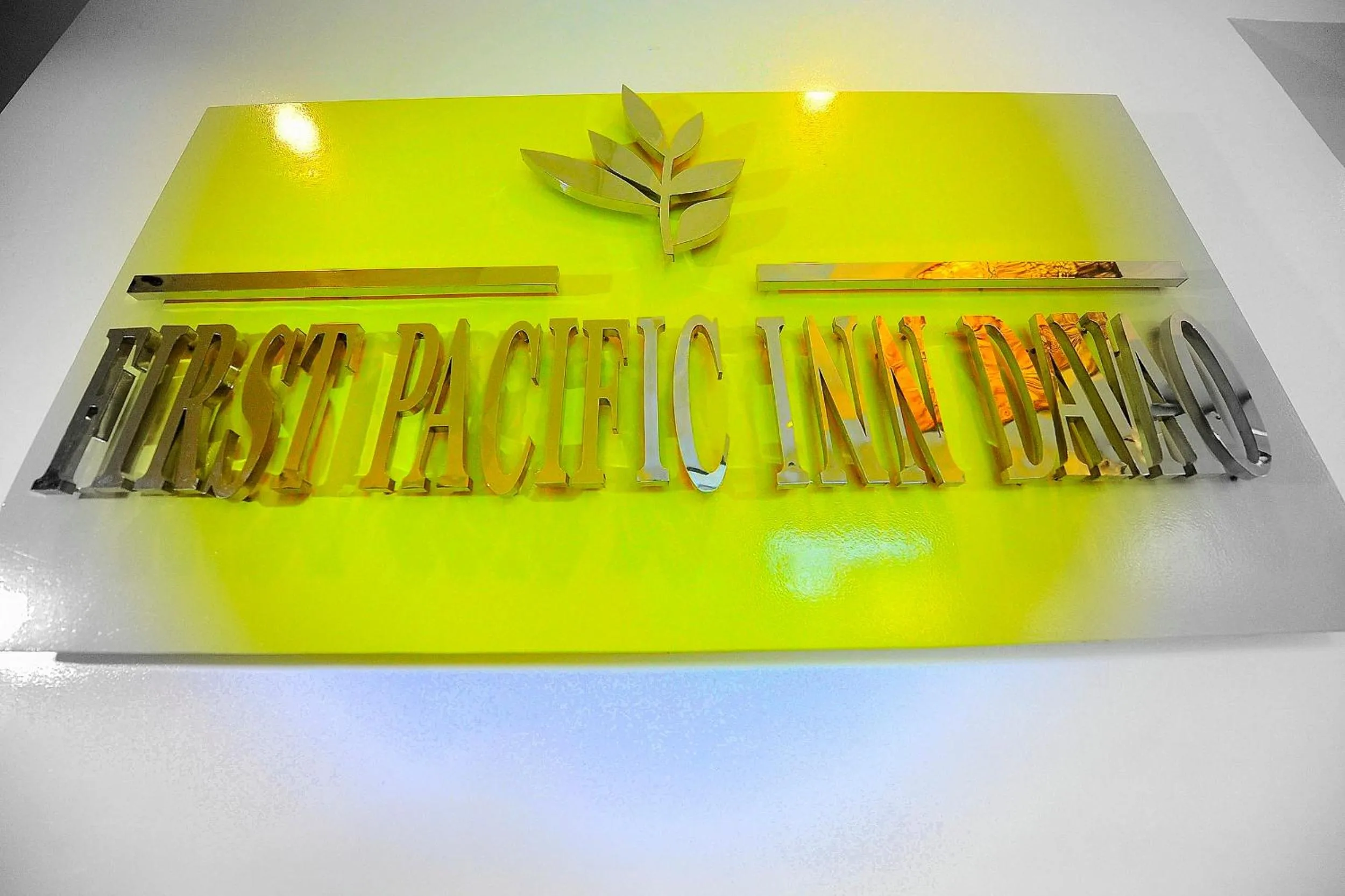 Logo/Certificate/Sign in First Pacific Inn Davao