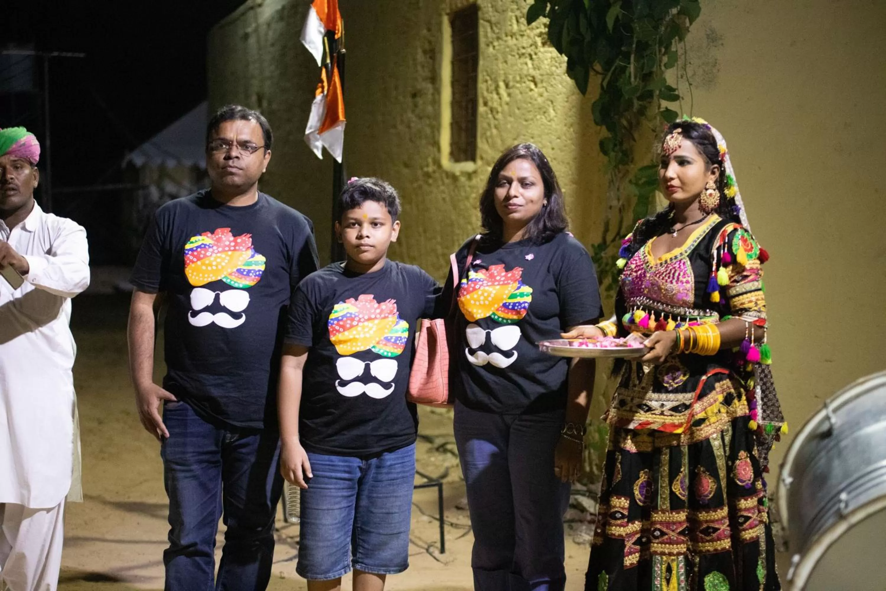 People in Bhati Desert Camp Sam