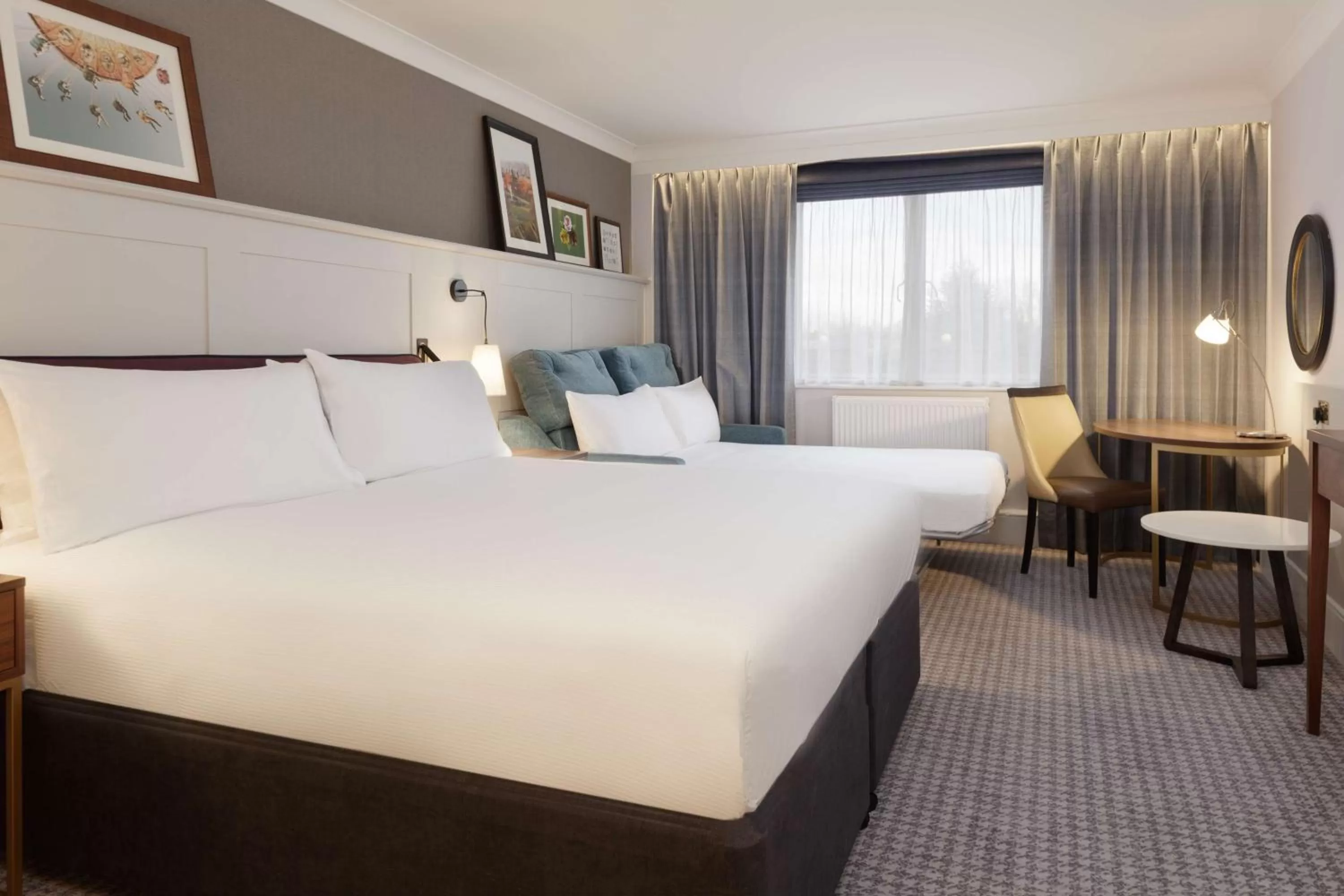 Bedroom, Bed in DoubleTree by Hilton Stoke-on-Trent, United Kingdom