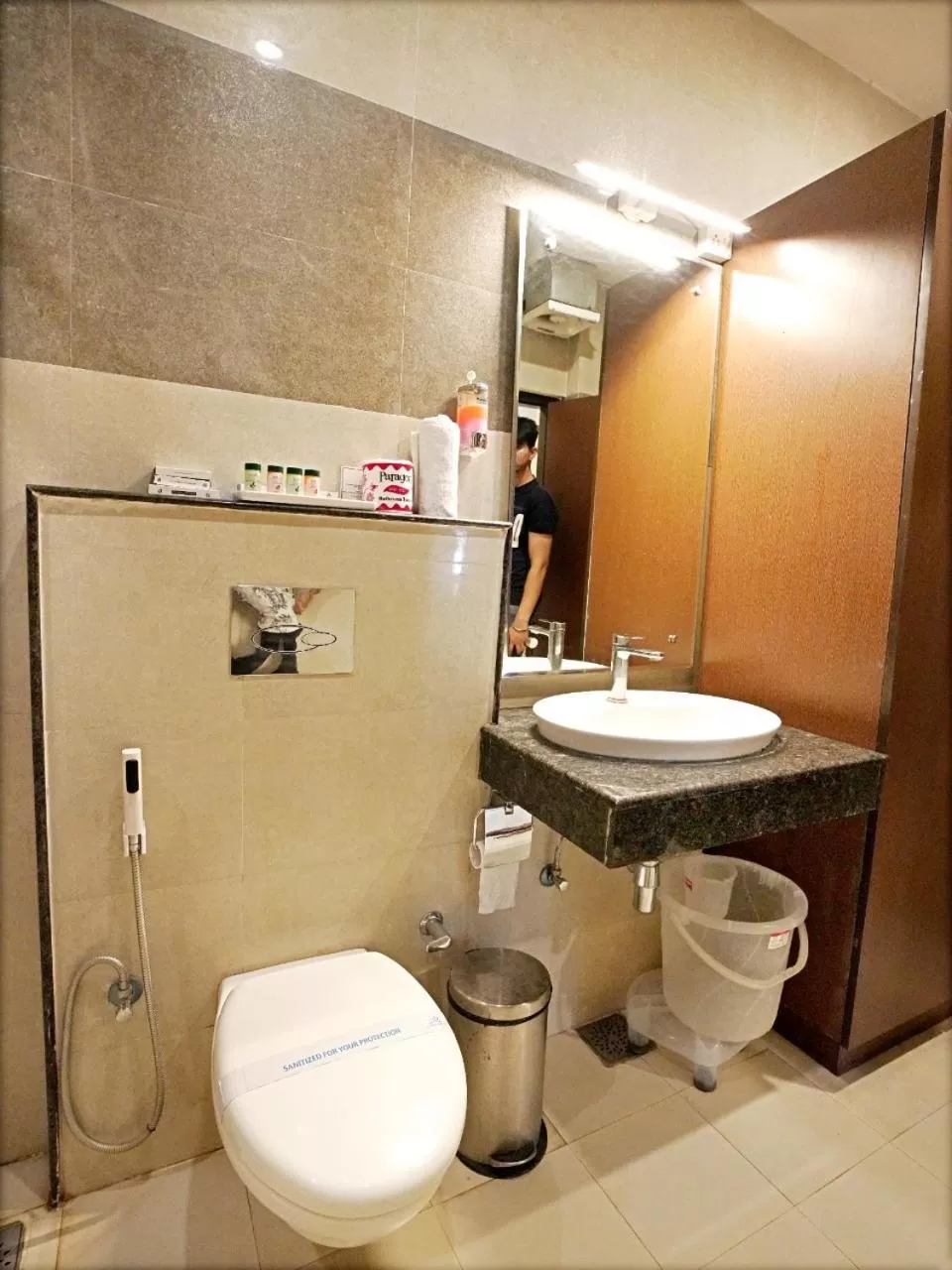 Bathroom in Indira Nikunj Rubystone Exotic