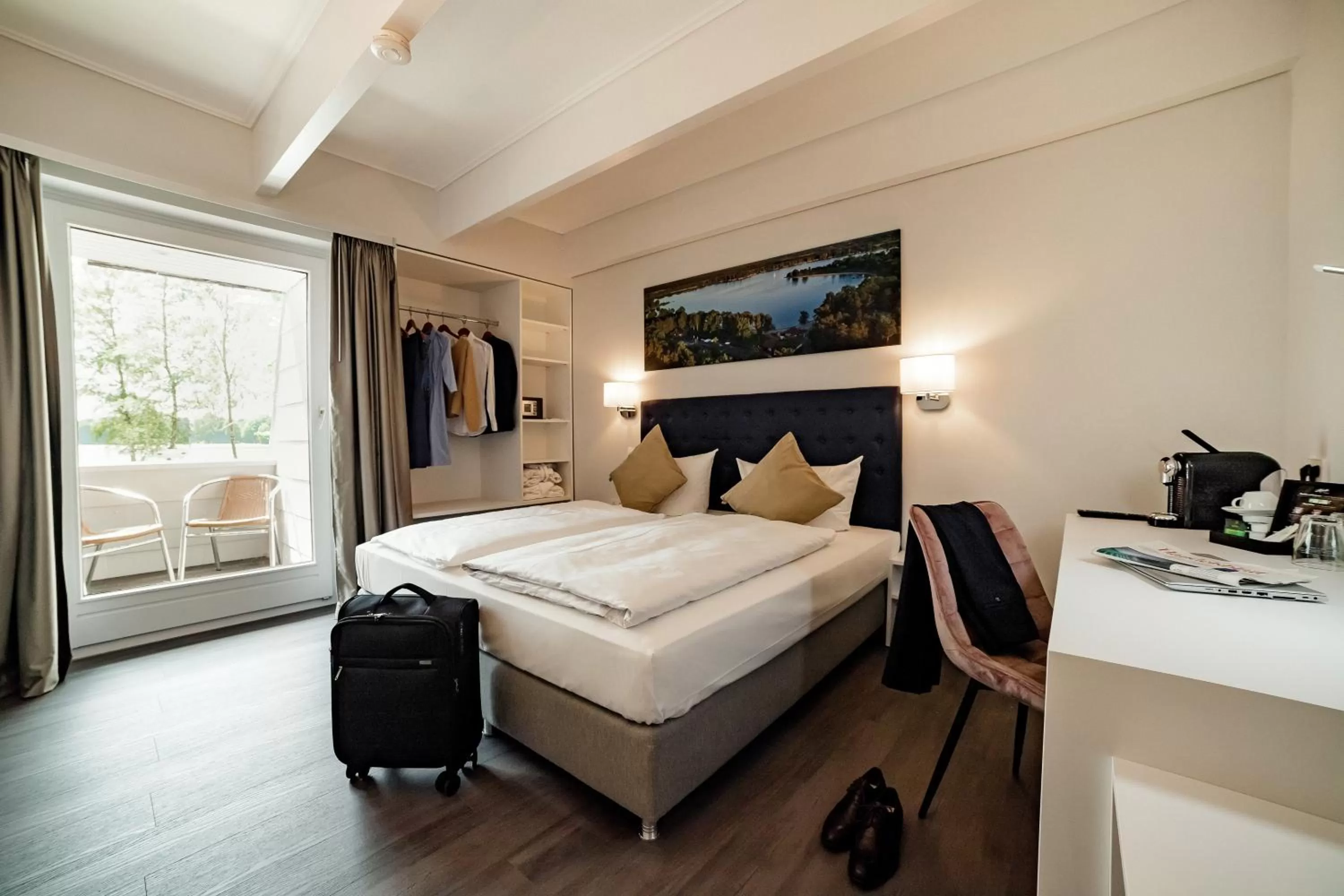 Bed in Seehotel am Tankumsee