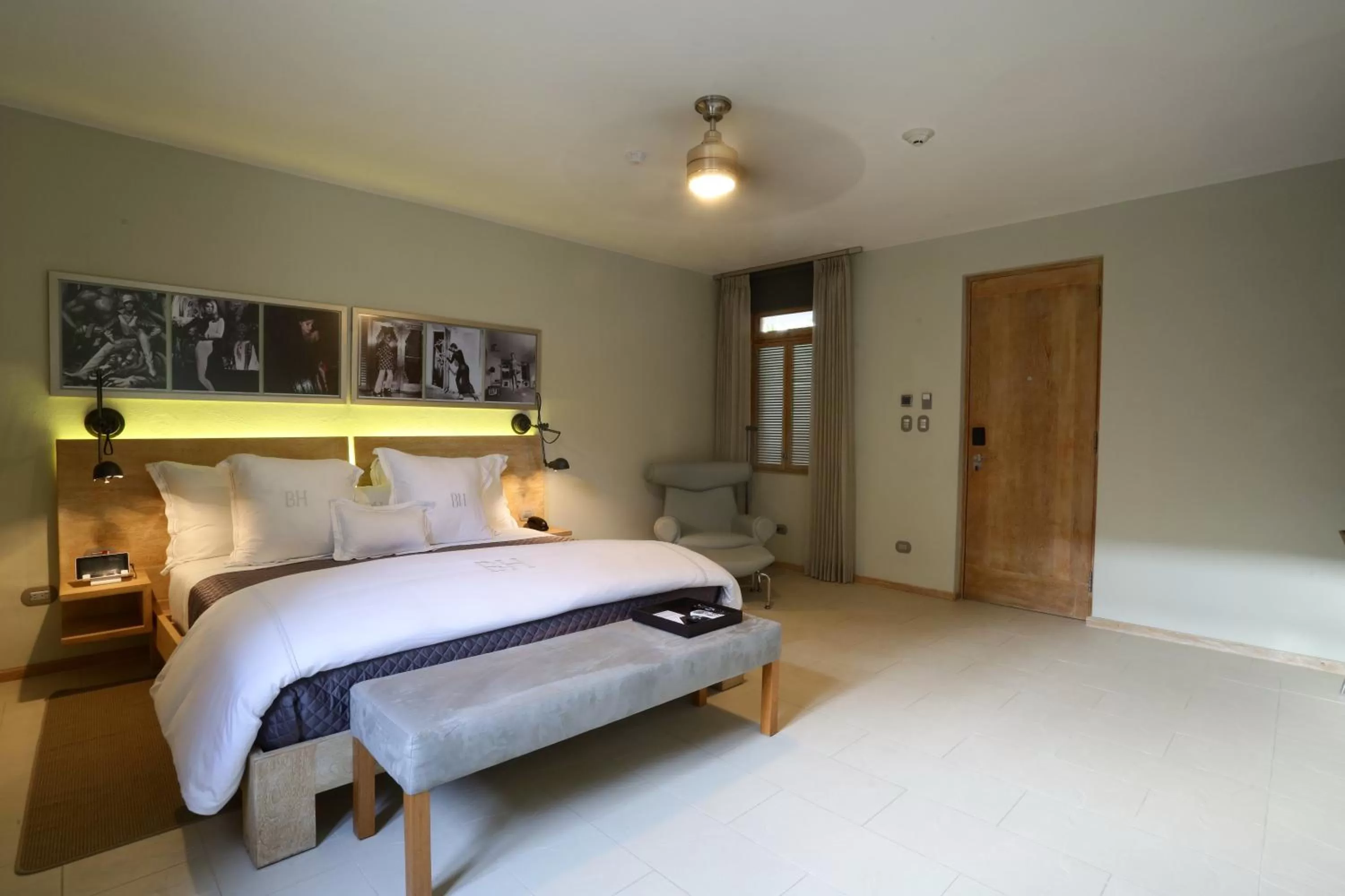 Bed in Billini Hotel, Historic Luxury