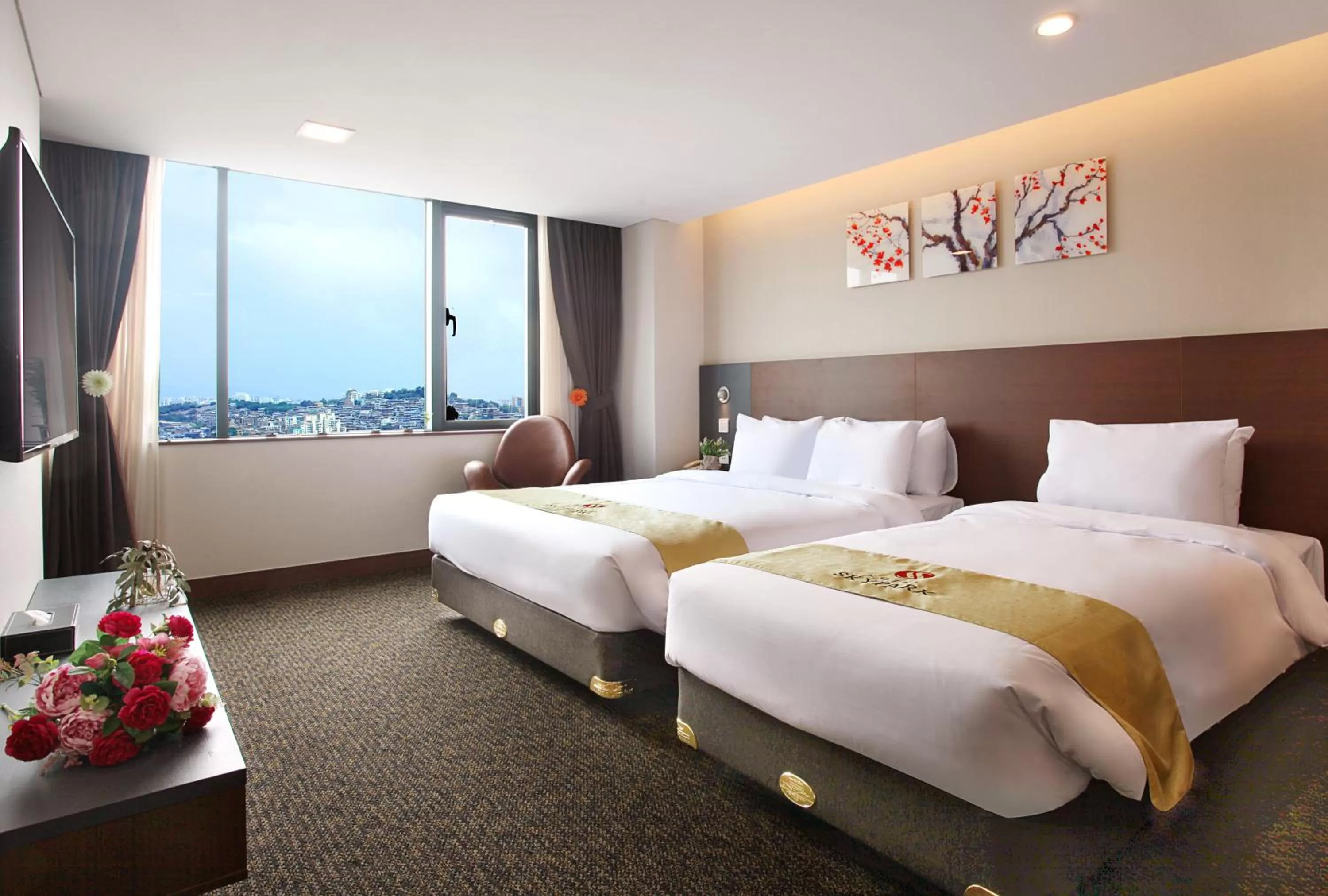 Bedroom, Bed in Hotel Skypark Kingstown Dongdaemun