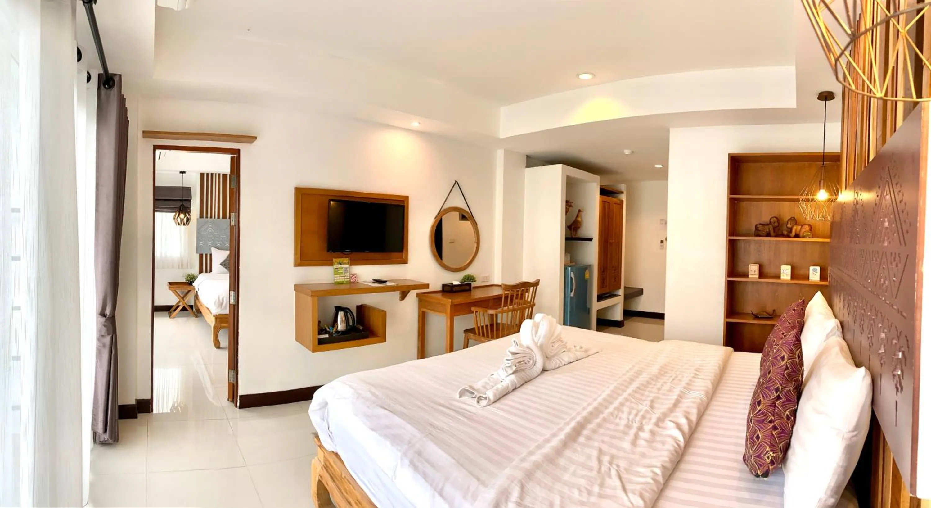 Bed in My Chiangmai Boutique Lodge