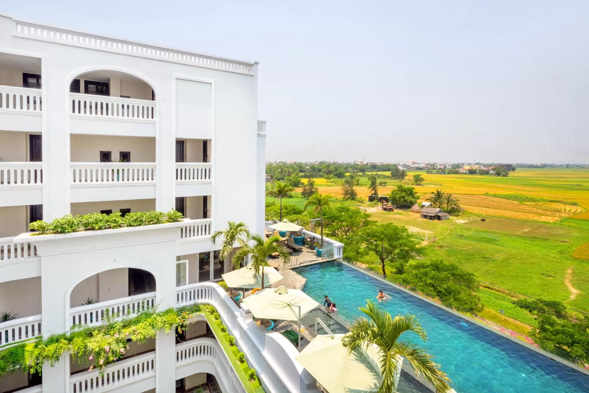 Swimming pool in Lasenta Boutique Hotel Hoian