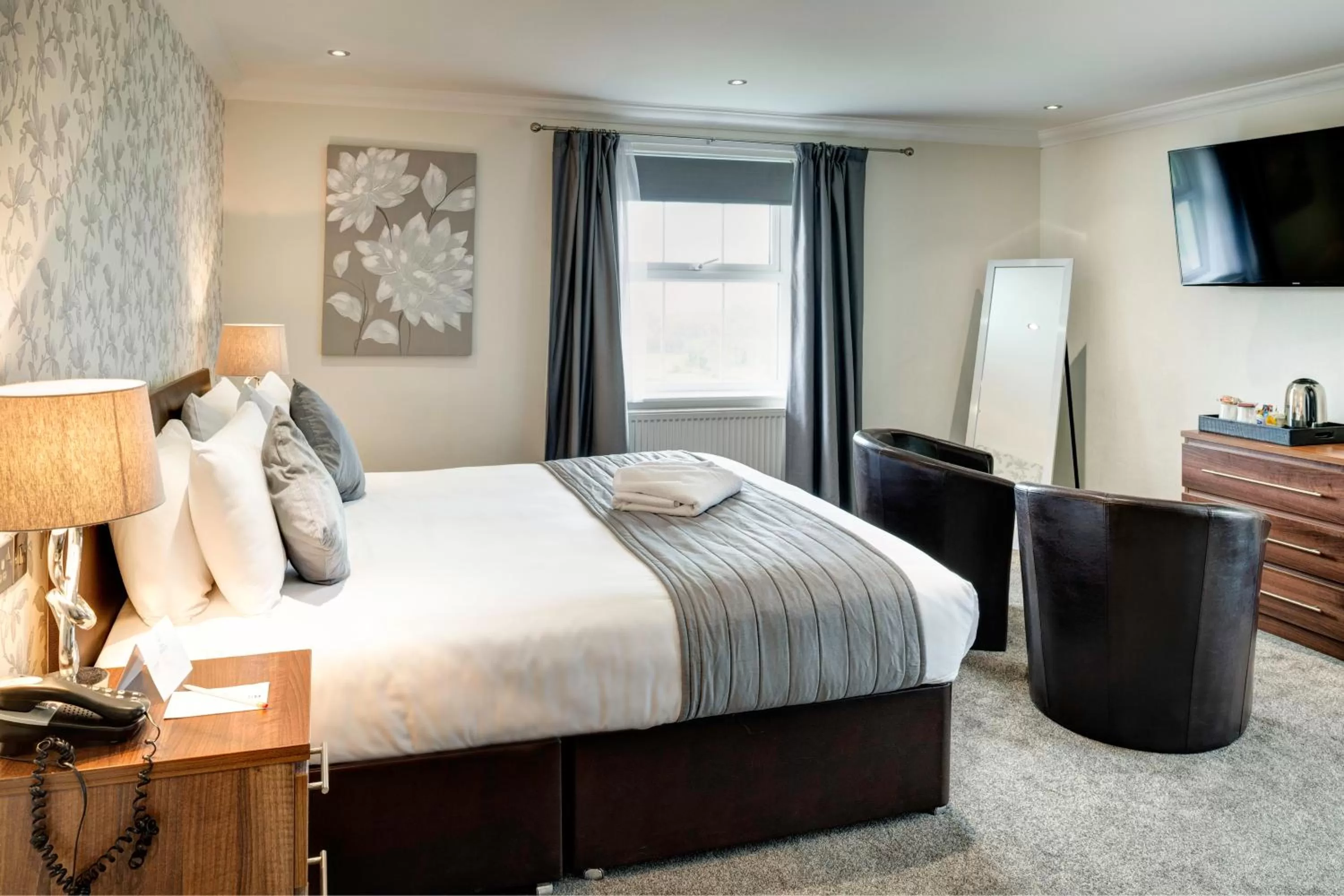 Bedroom, Bed in Lord Haldon Country Hotel, Sure Hotel Collection by Best Western