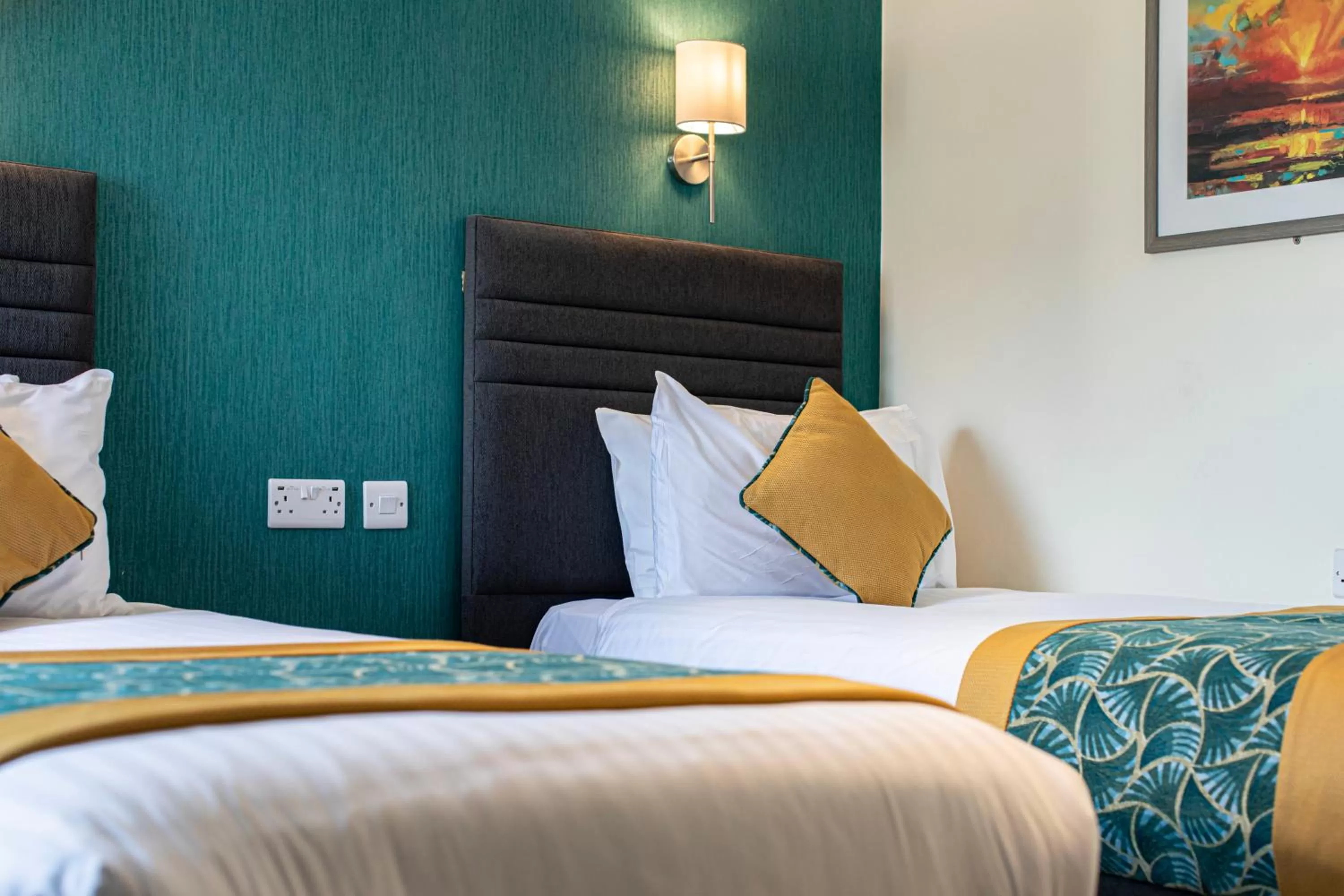 Decorative detail, Bed in The Beaches Hotel and Spa