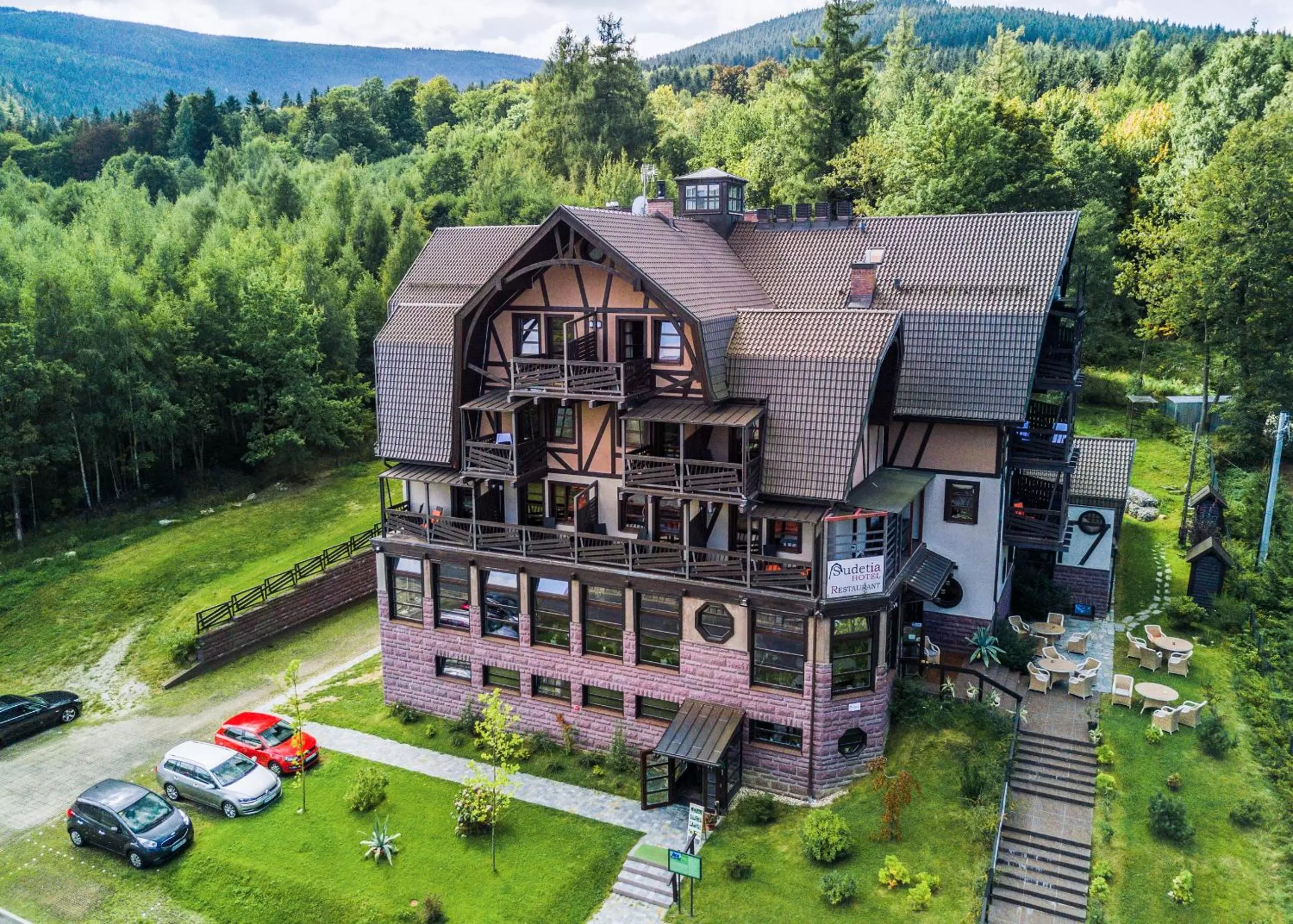 Bird's eye view in Boutique Hotel Sudetia - Medical & SPA