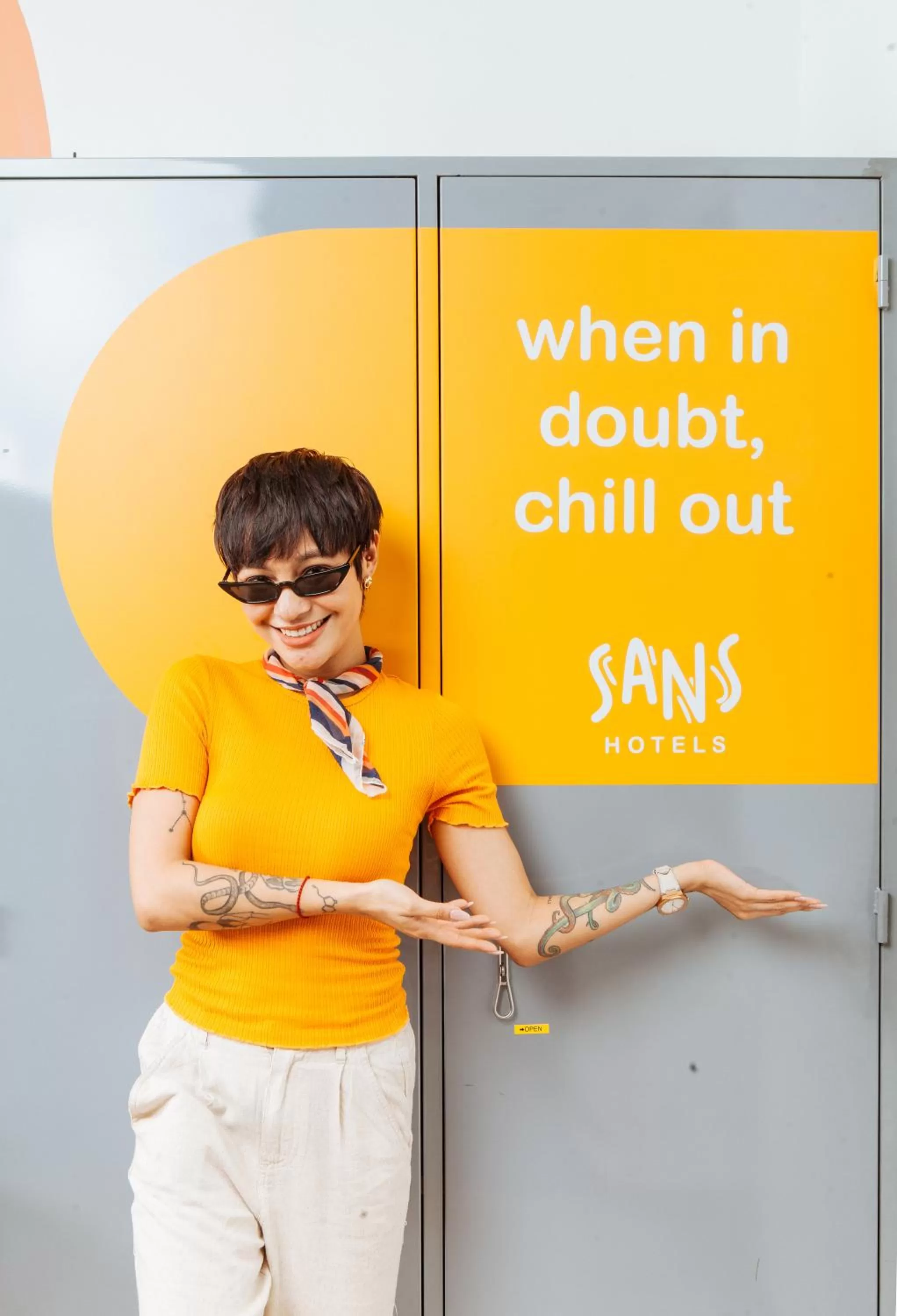 People in Sans Hotel Laperal Manila