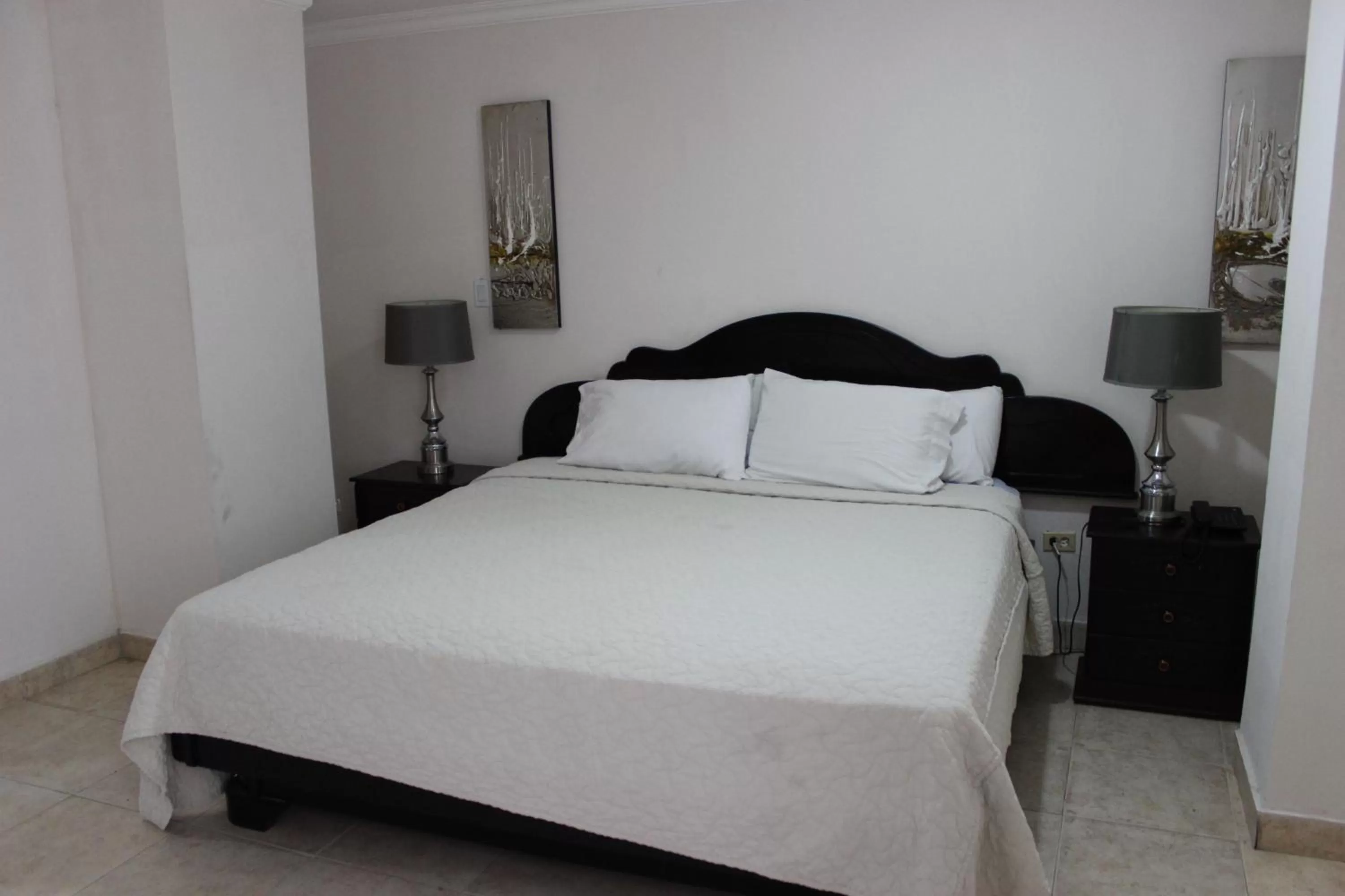 Bed in Hotel Parador