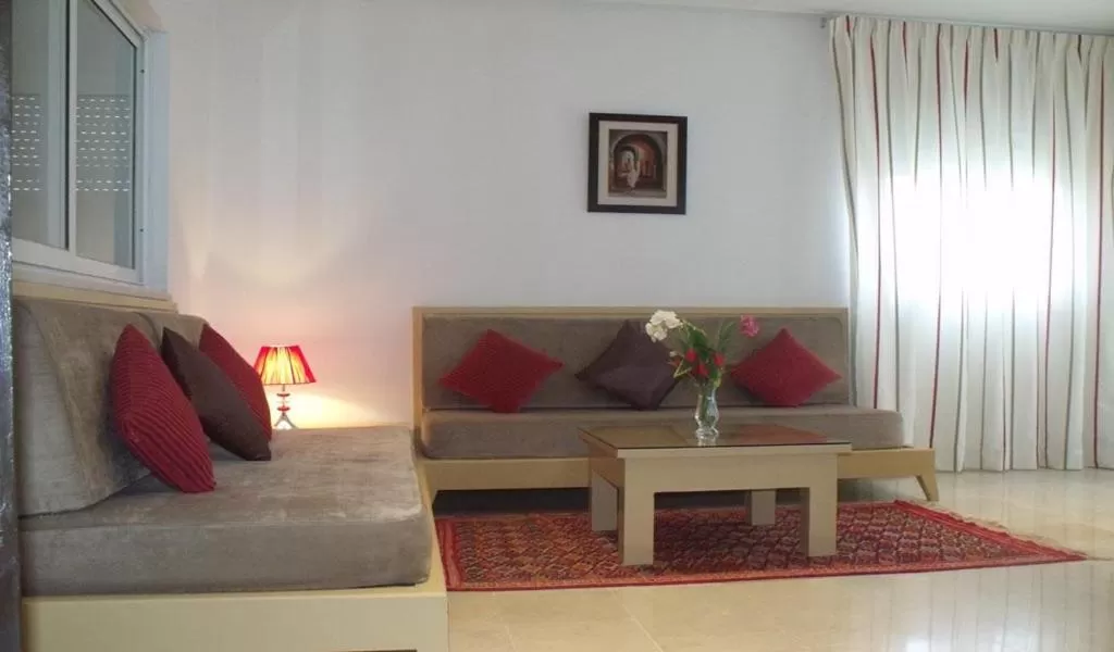 Living room in Castilia suites