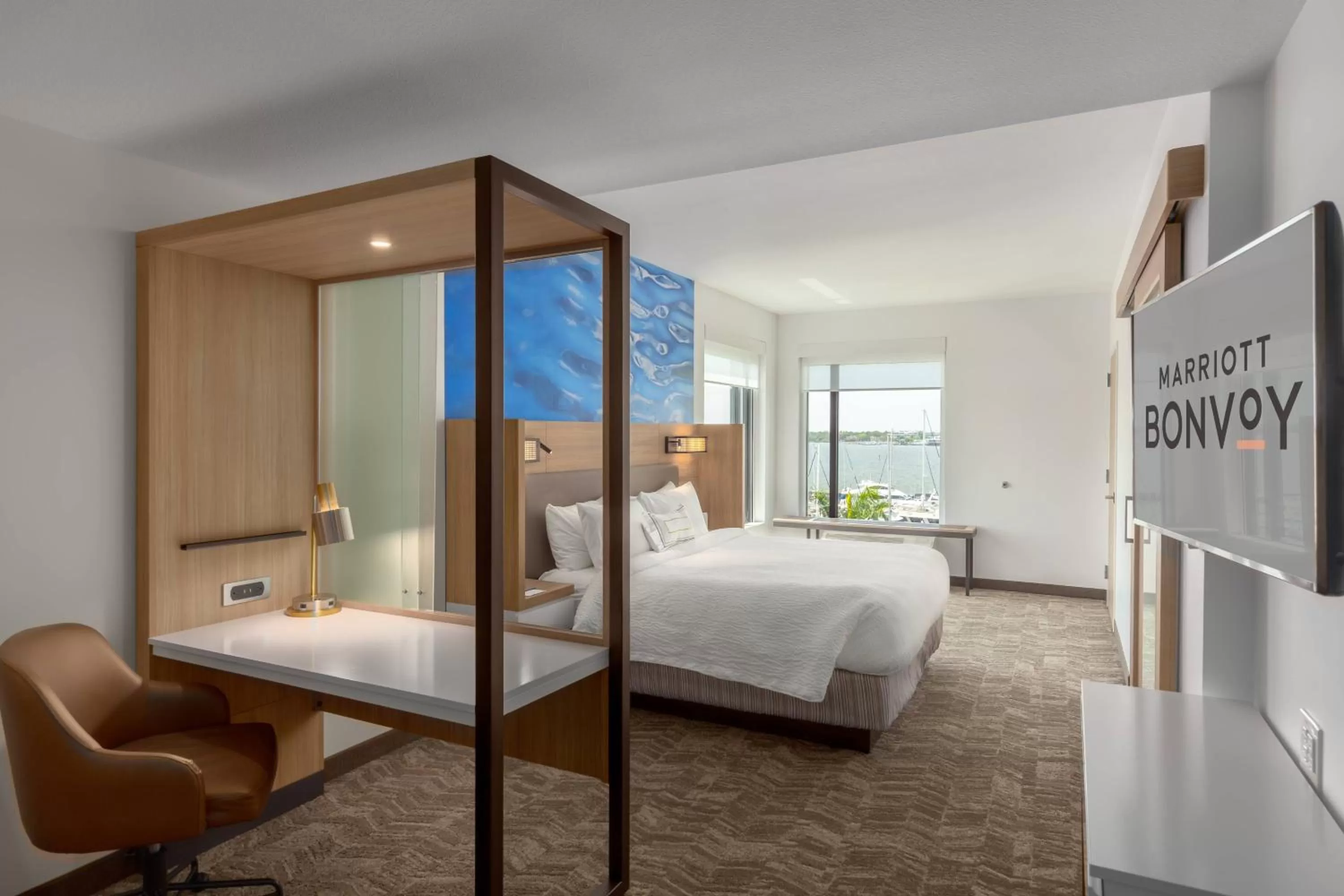 Photo of the whole room, Bed in SpringHill Suites by Marriott Bradenton Downtown/Riverfront
