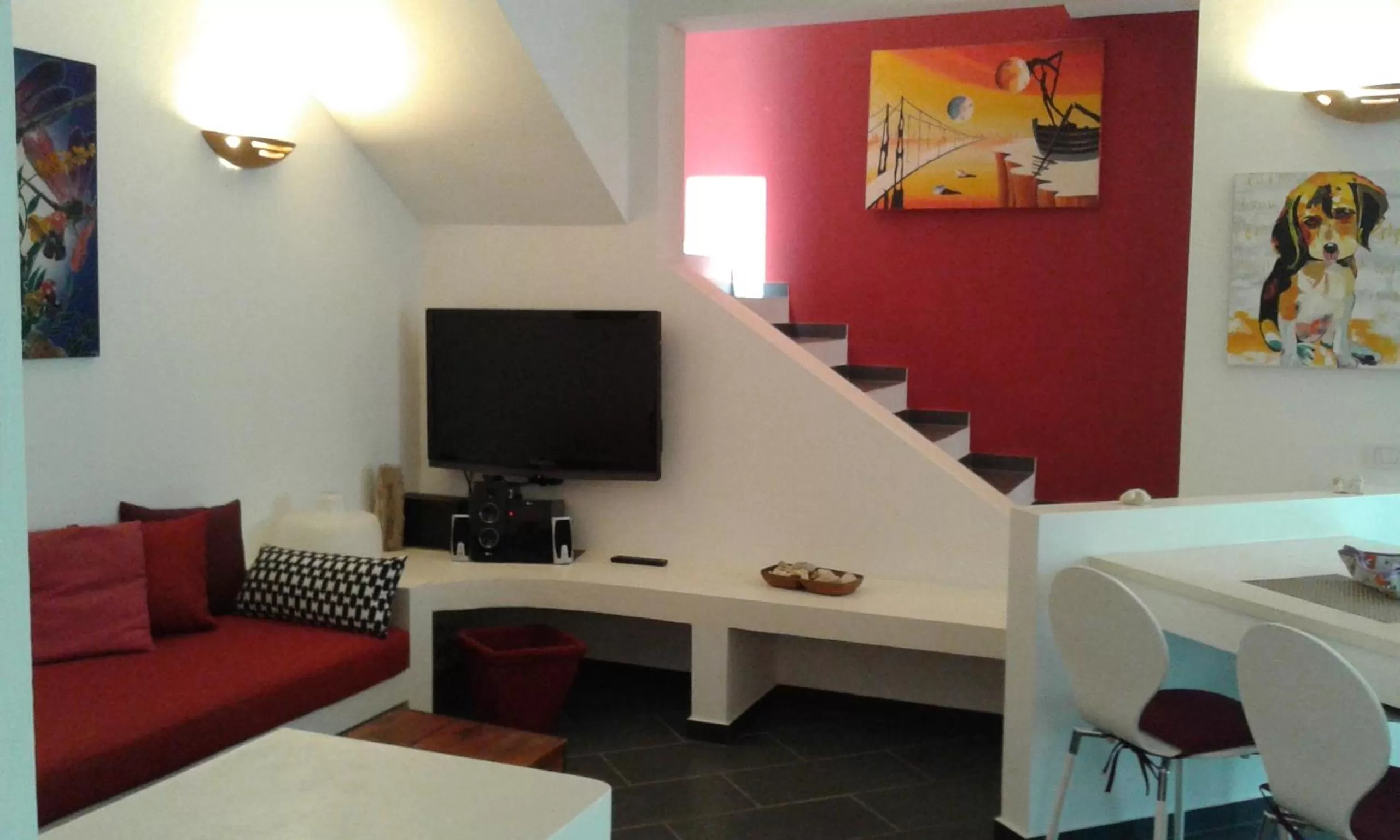 Living room in Cala da Lua apartments