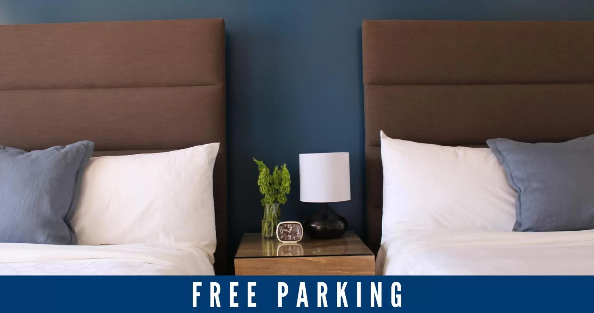 Decorative detail, Bed in Beck's Motor Lodge