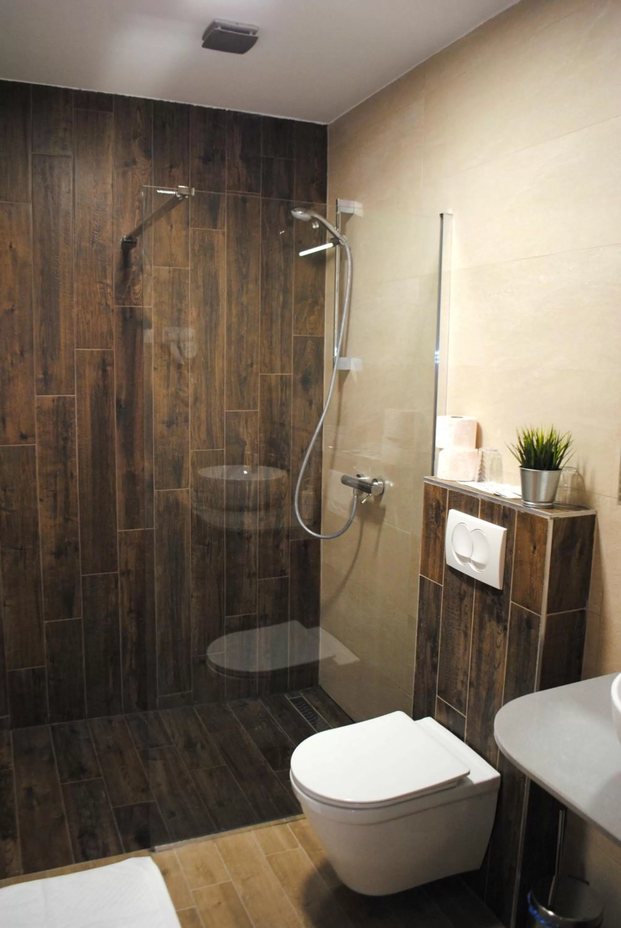 Shower in Hotel Fala Zagreb