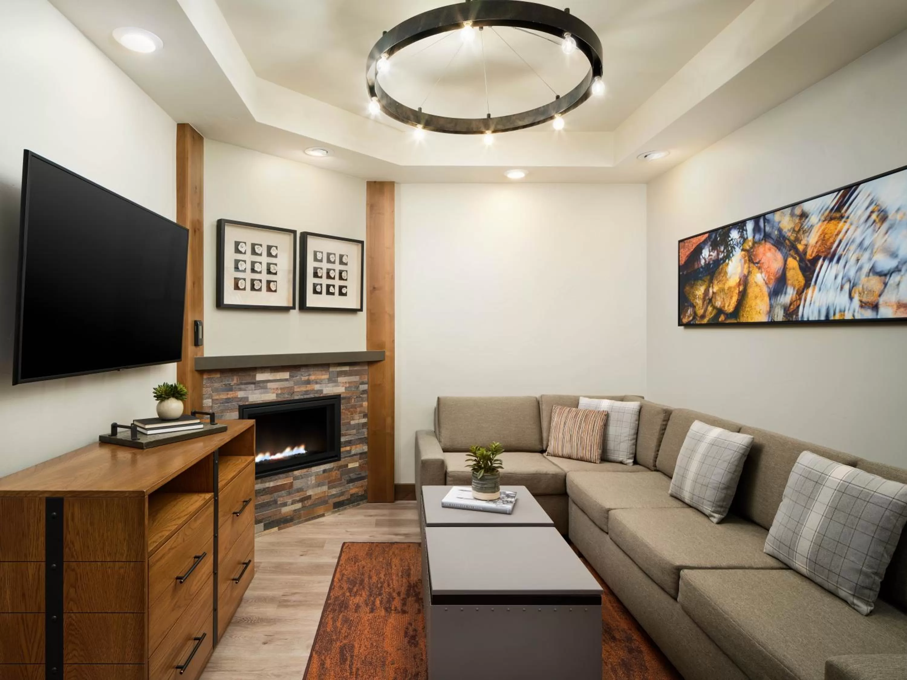 Living room in Hyatt Vacation Club at The Ranahan