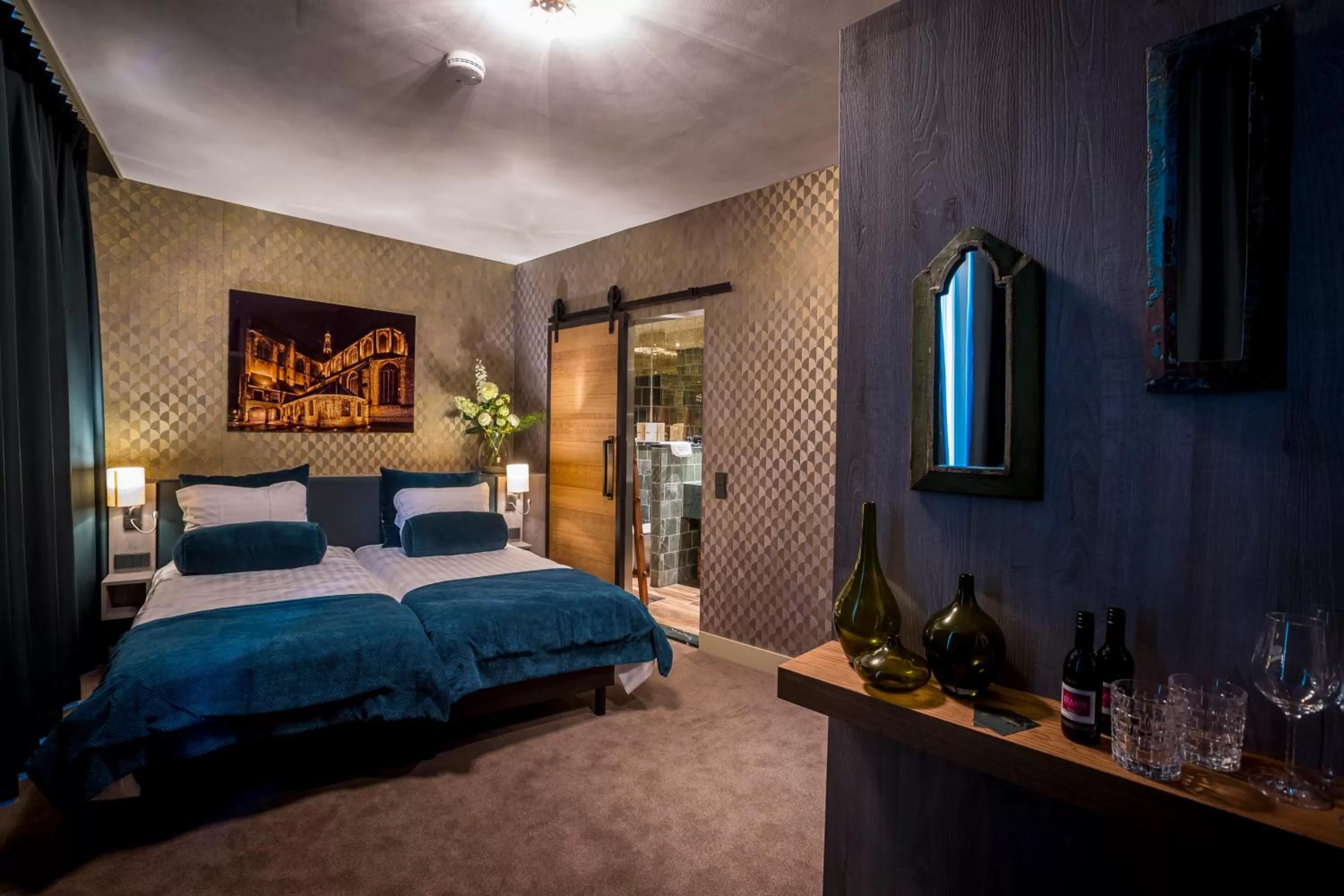 Bed in Slapen bij hofman