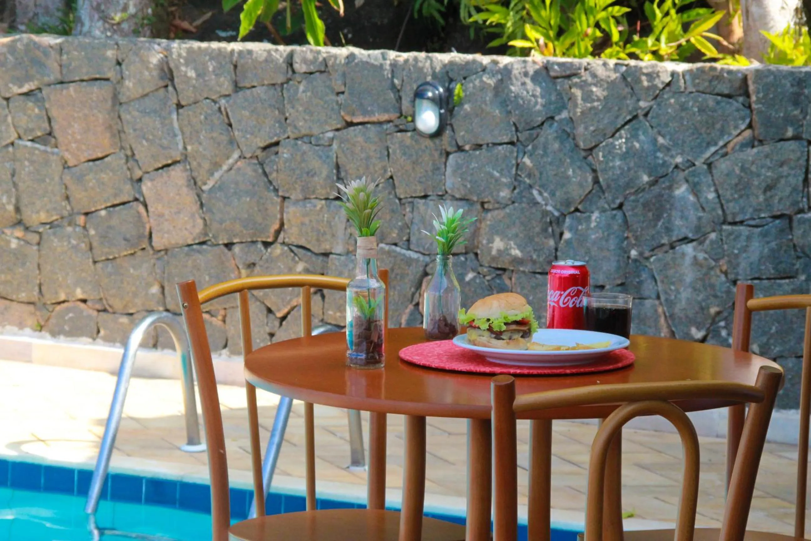 Food close-up in Hotel Coquille