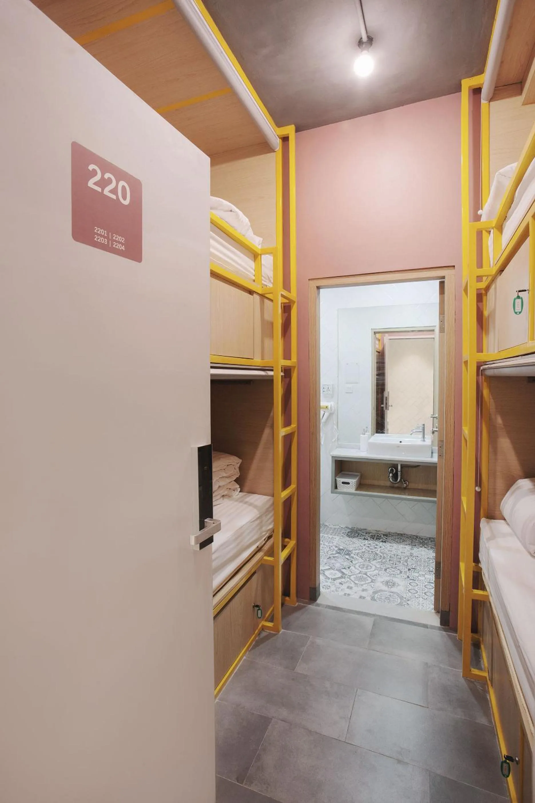 Bedroom, Bed in Konko Hostel Jakarta