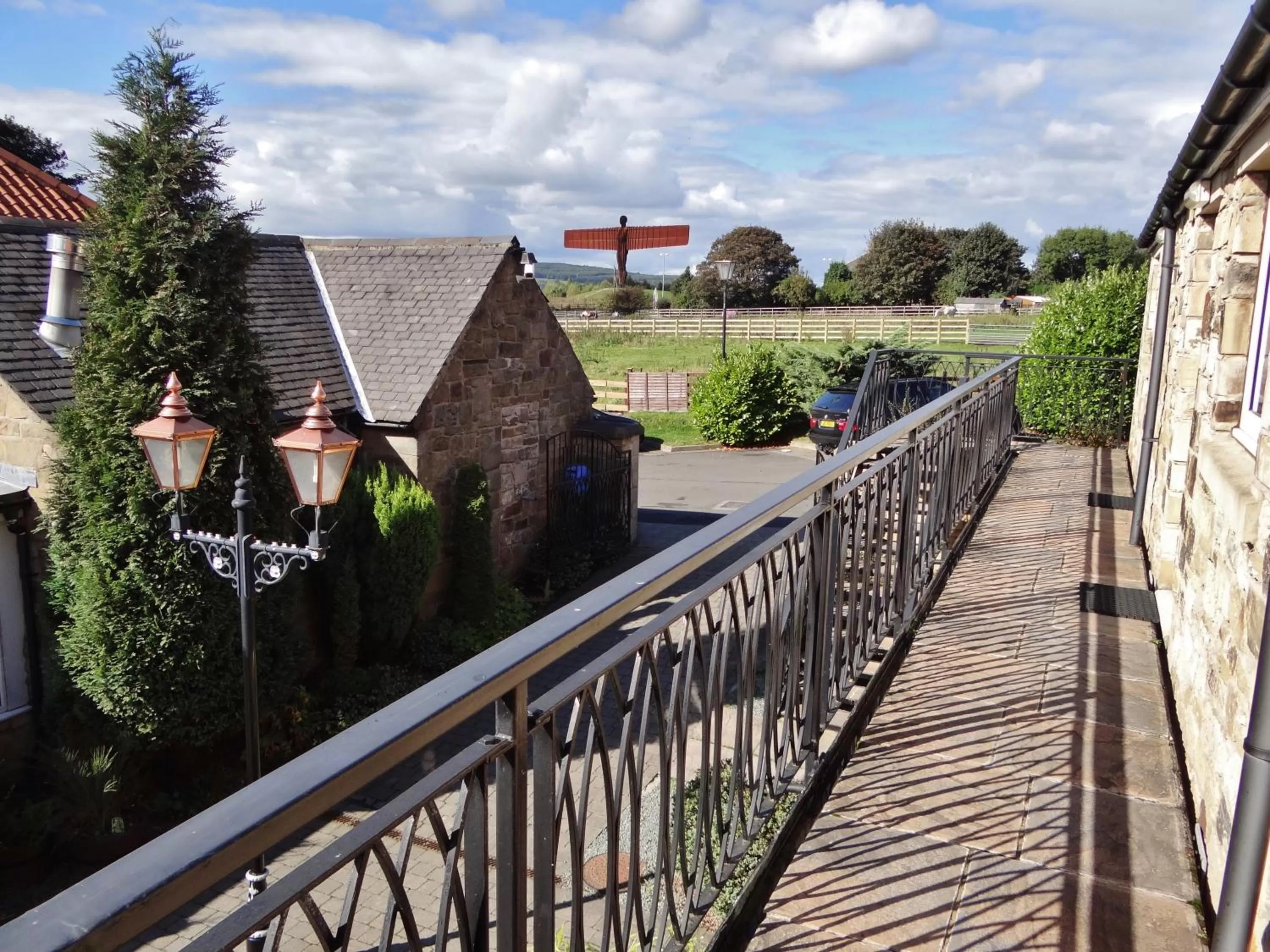 Facade/entrance in The Angel View Hotel