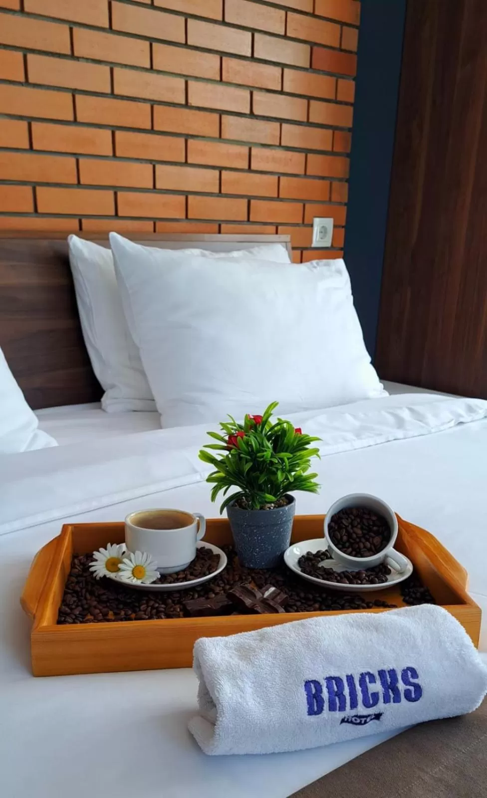 Bed in Bricks Hotel Tbilisi