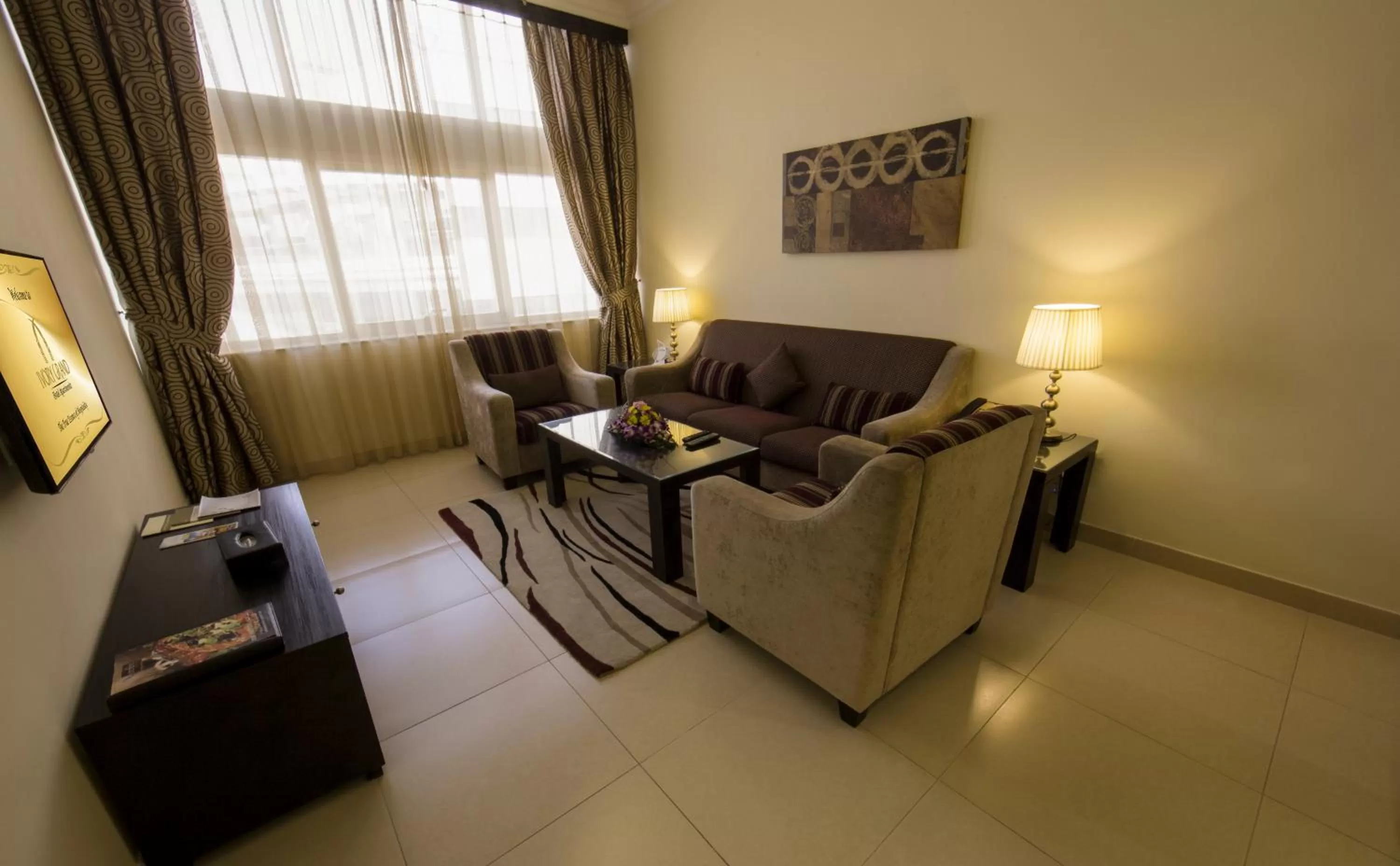 Living room in Ivory Grand Hotel Apartments