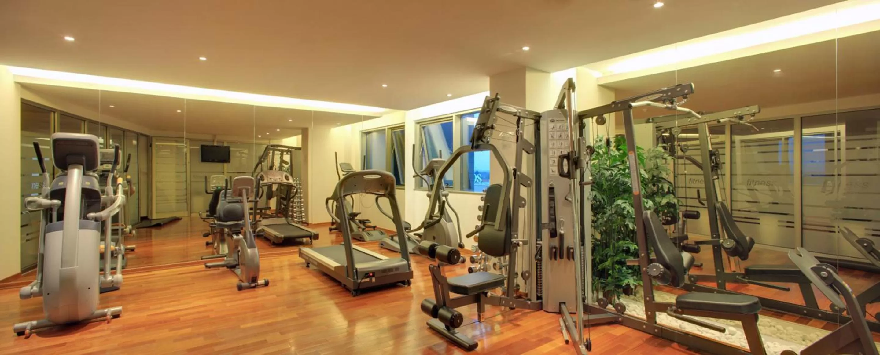 Fitness centre/facilities in Hotel Aristos