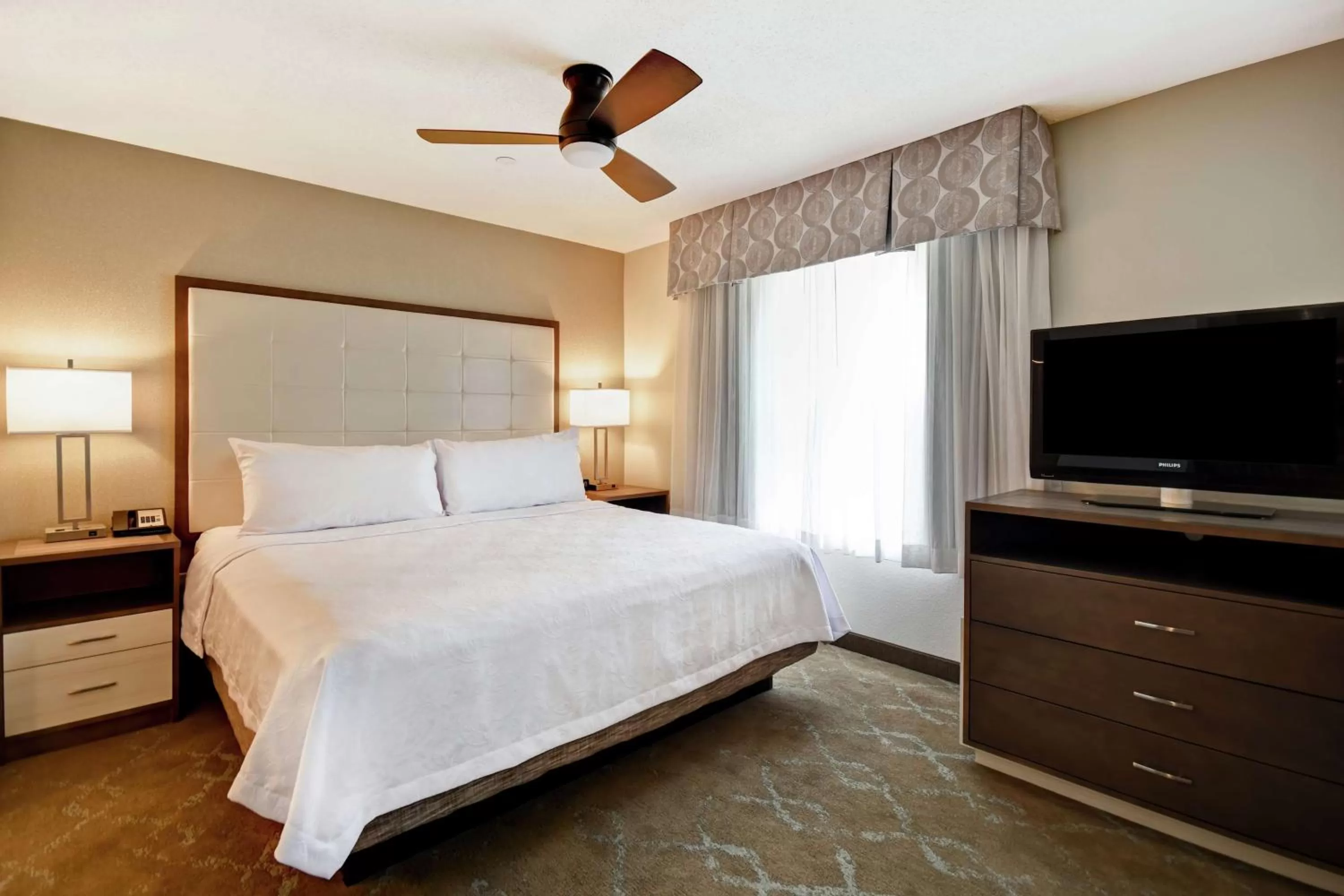 Bed in Homewood Suites by Hilton Dover