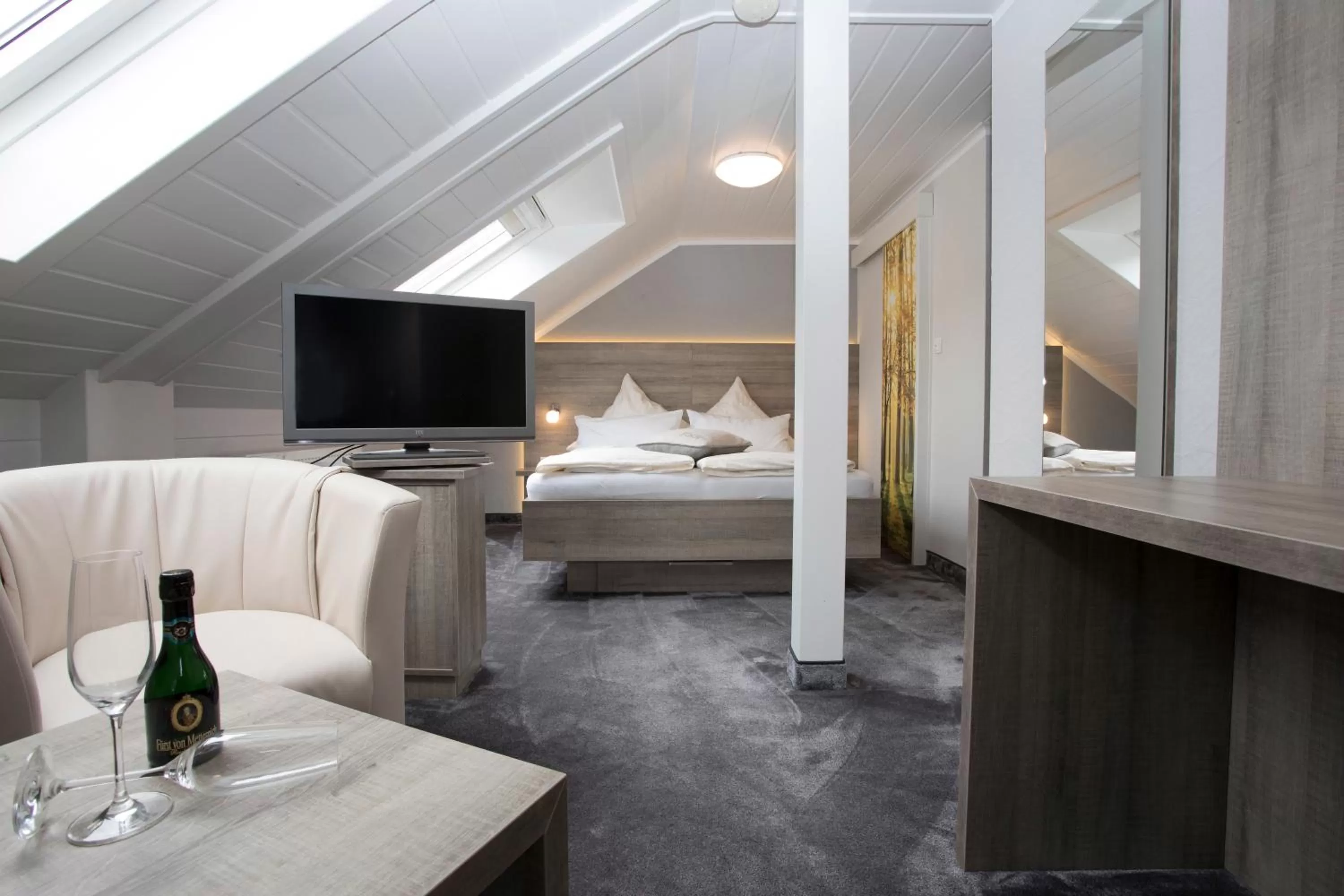 Photo of the whole room, Bed in Hotel Forsthaus