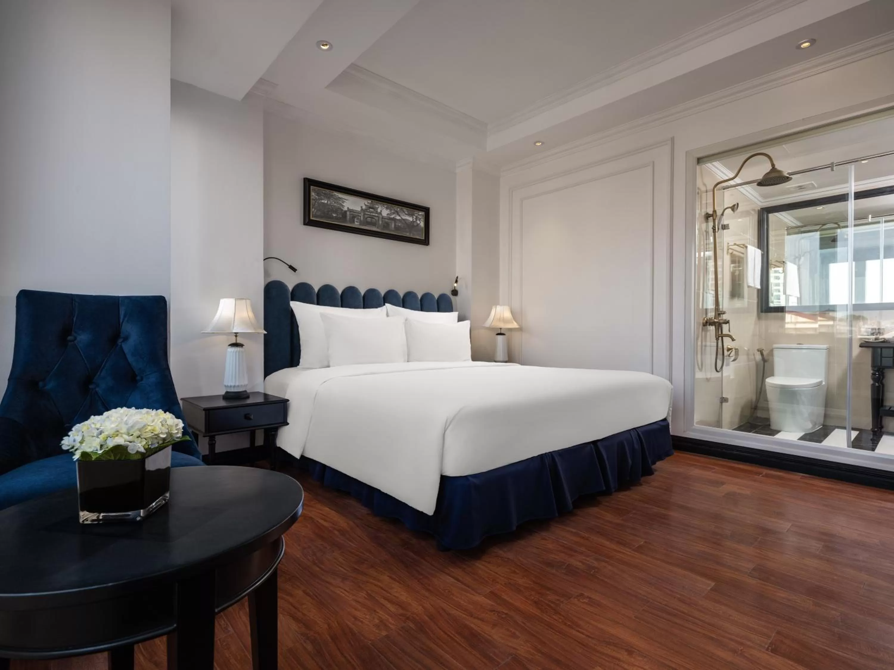 Bed in The Flower Boutique Hotel & Travel