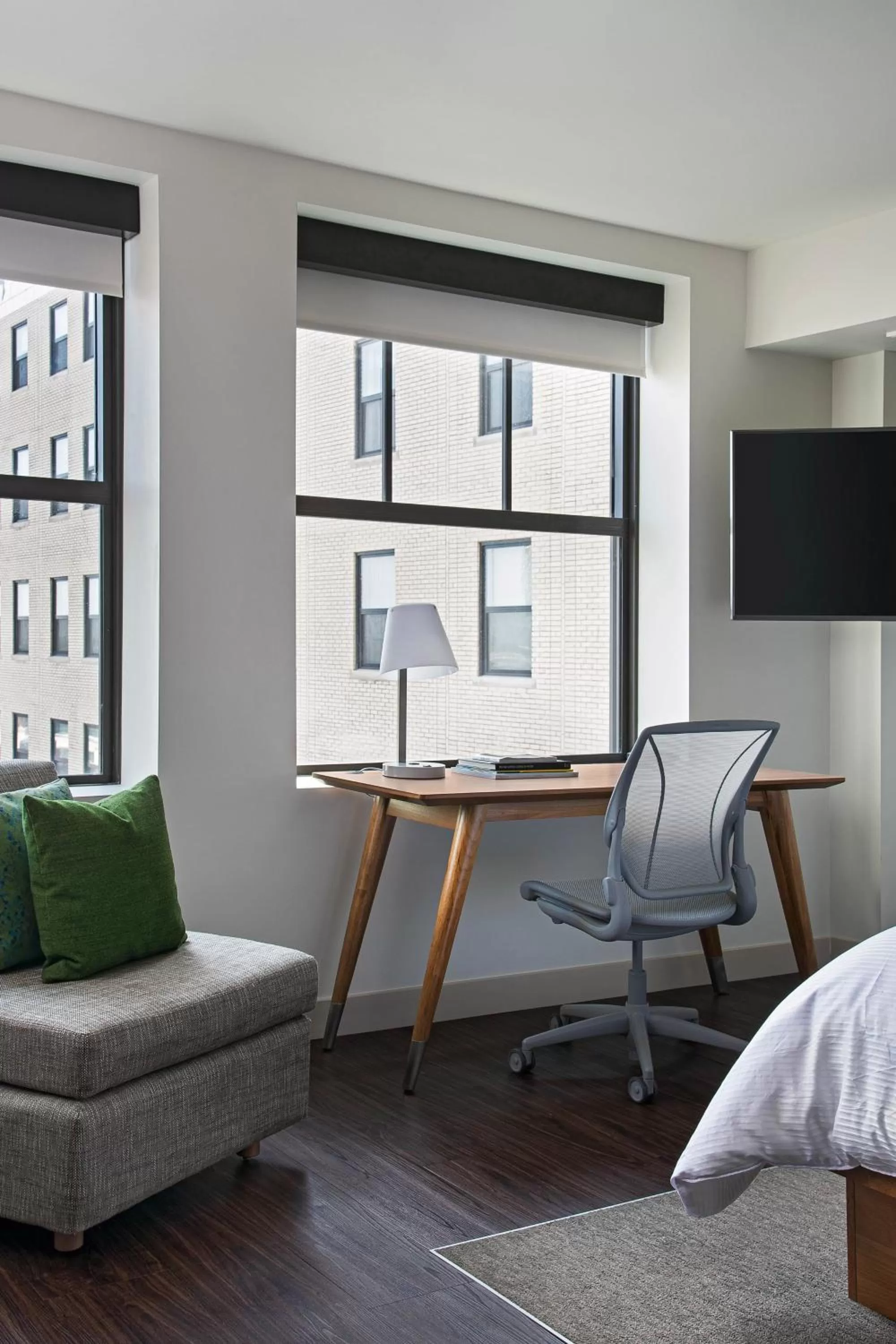 Photo of the whole room, Bed in Element Detroit at the Metropolitan