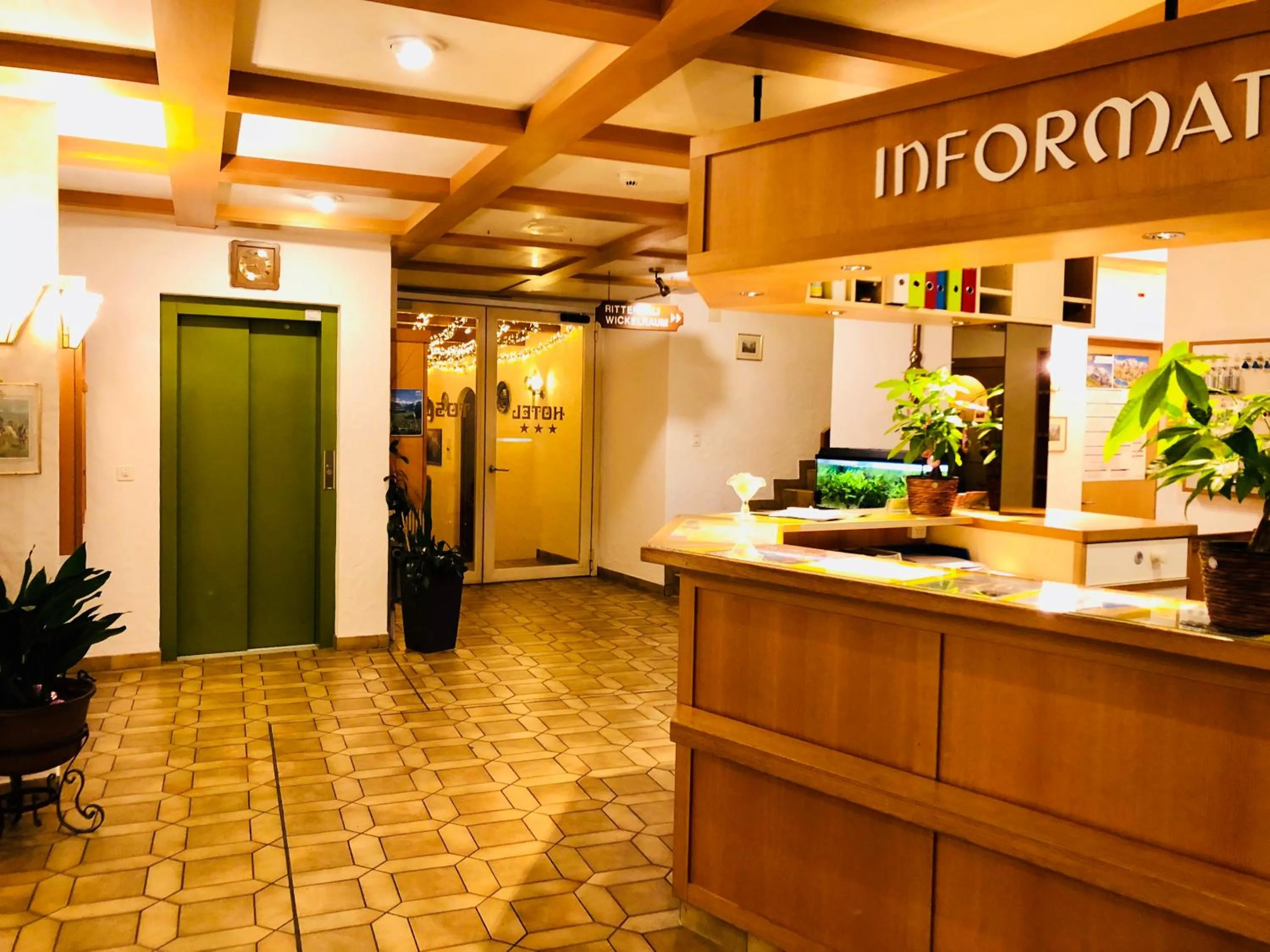 Lobby or reception in Hotel Toscana